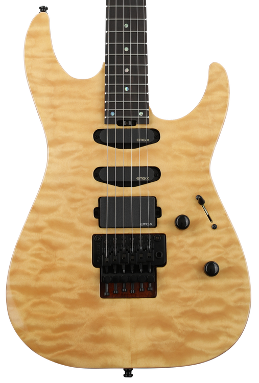 ESP USA M-III FR Quilted Maple - Vintage Natural | Sweetwater