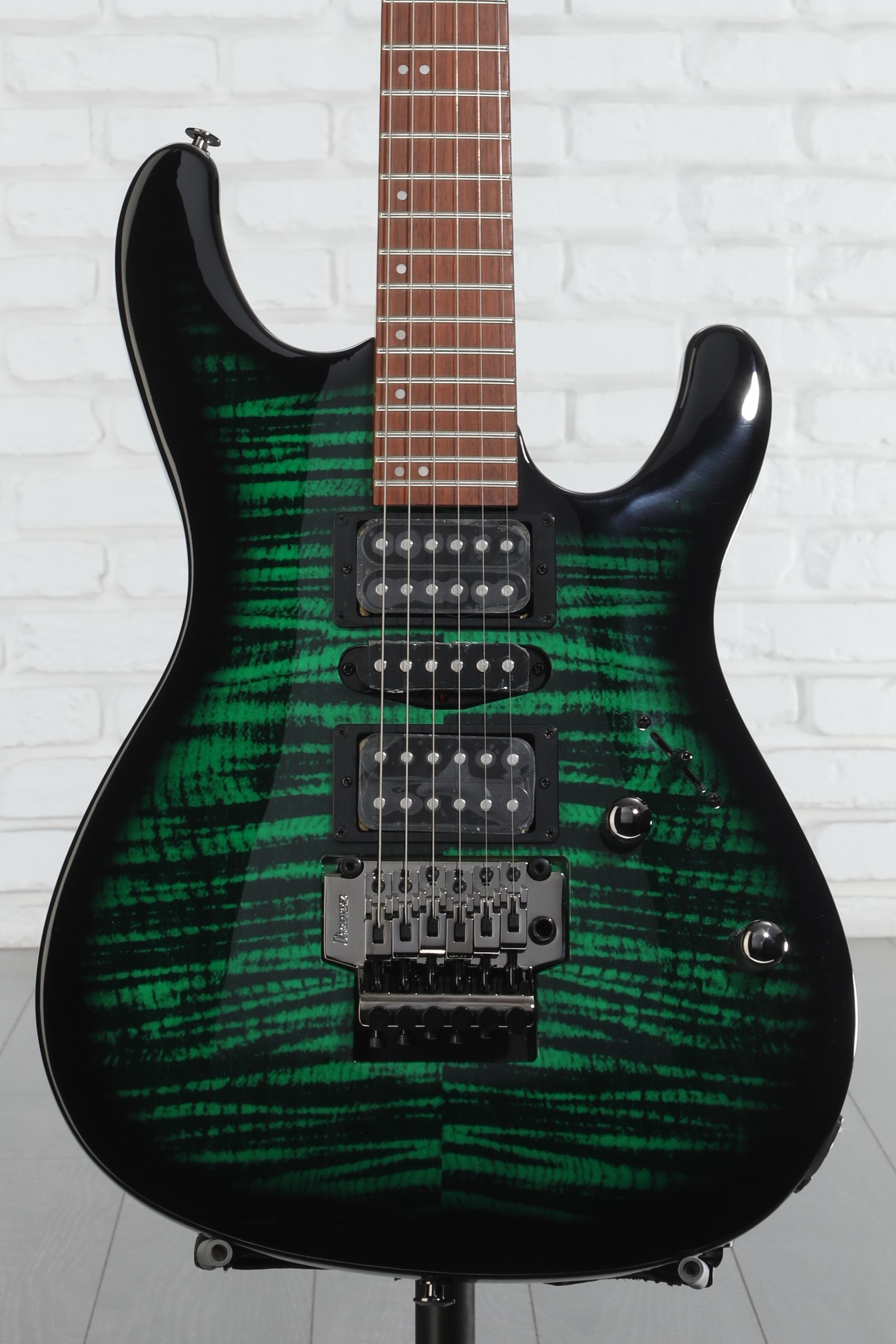 Ibanez エルキギター Ibanez Kiko Loureiro KIKOSP3 TEB - transparent emerald burst