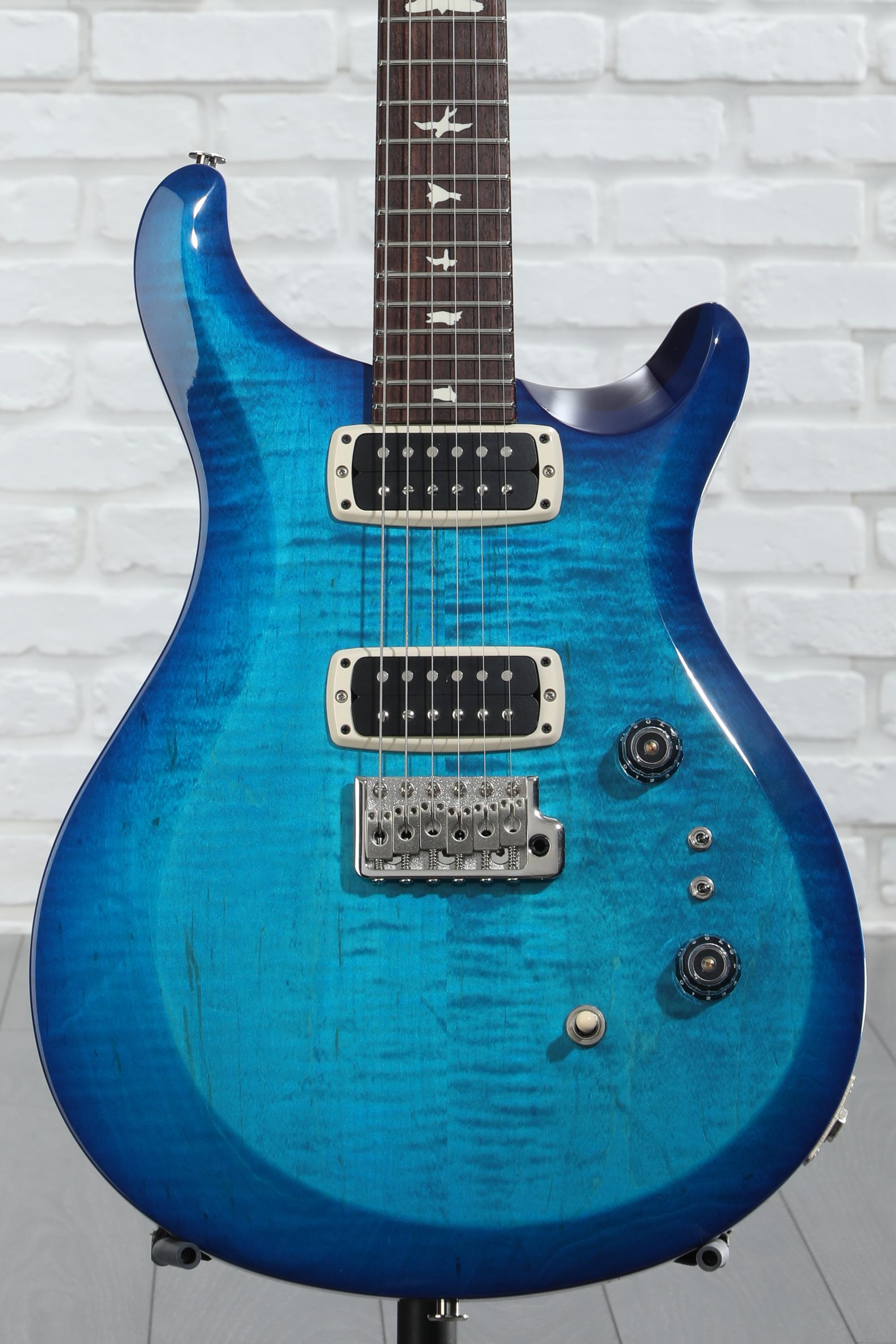 PRS S2 Custom 24-08 Electric Guitar Faded Grey Black Purple
