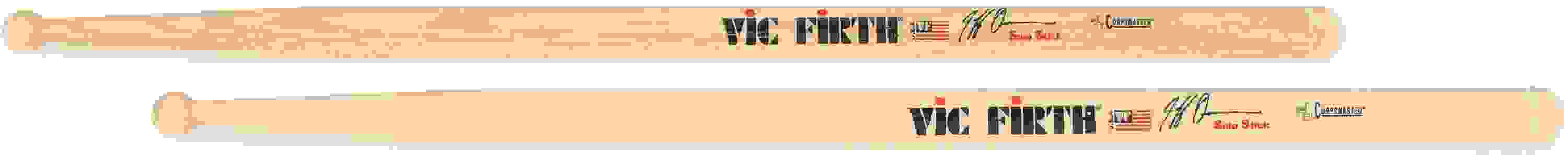 Vic Firth Corpsmaster Signature Snare Sticks - Jeff Queen - Solo Stick