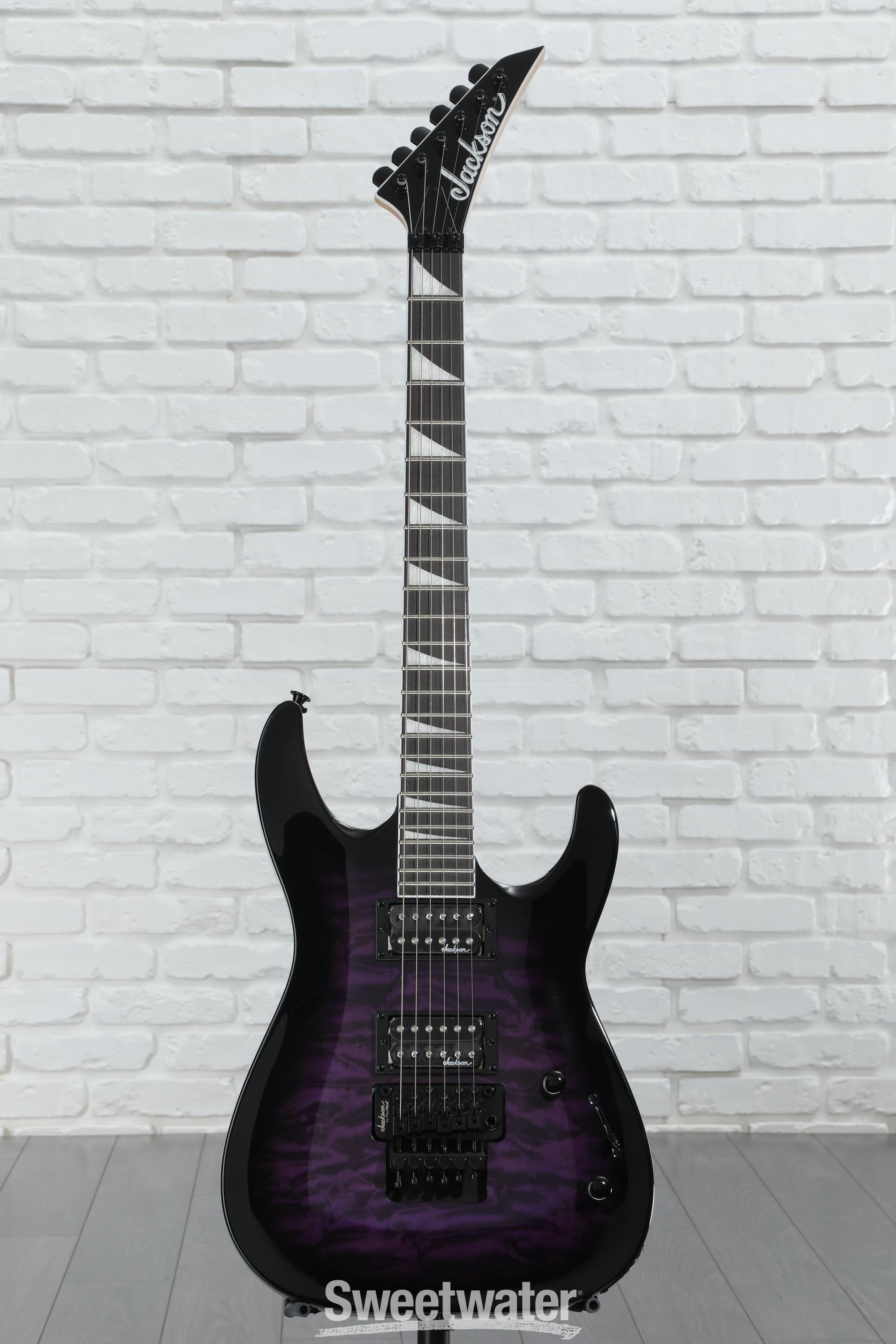 Jackson Dinky Arch Top JS32Q DKA - Transparent Purple Burst