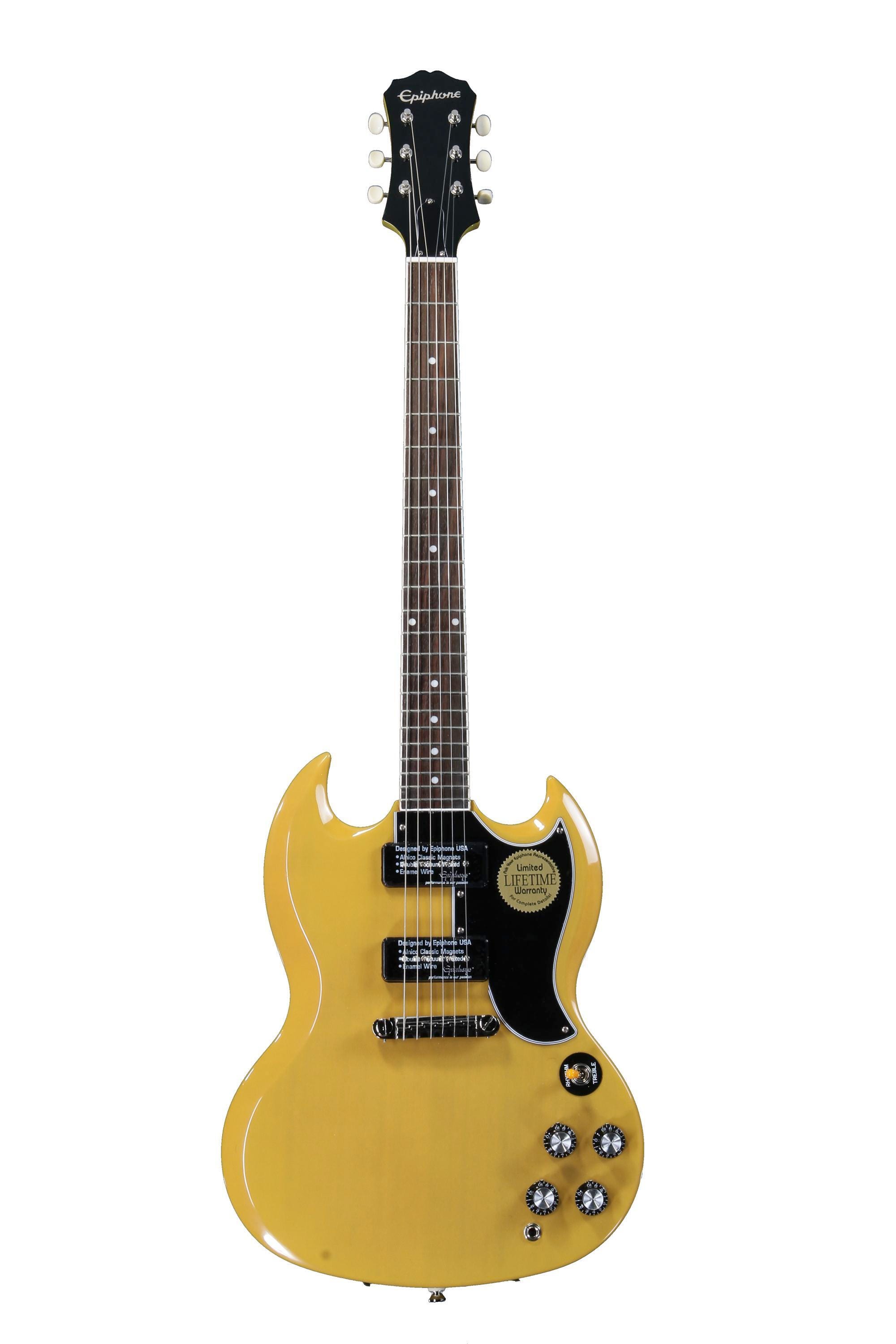 Epiphone Limited Edition 50th Anniversary 1961 SG TV Yellow Sweetwater