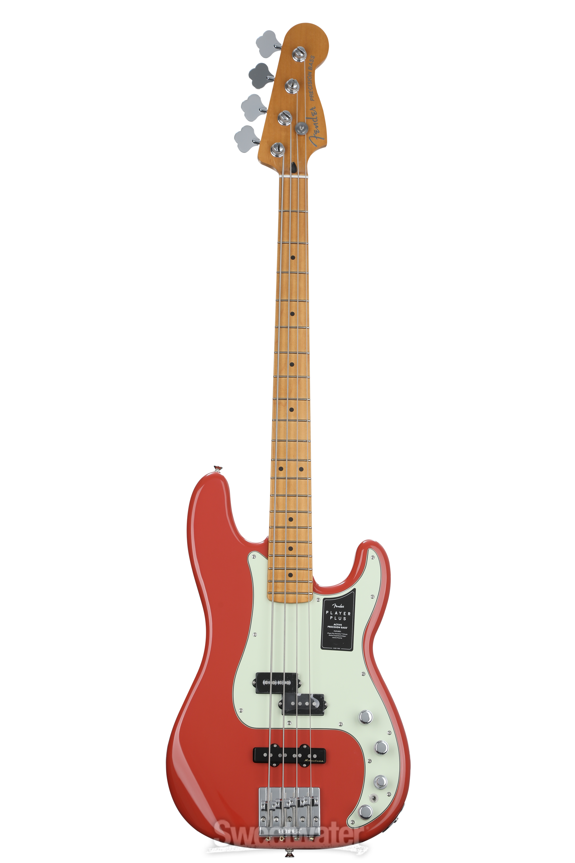 Fender Player Plus Active Precision Bass - Fiesta Red with Maple Fender Player Plus Active Precision Bass - Fiesta Red with Maple