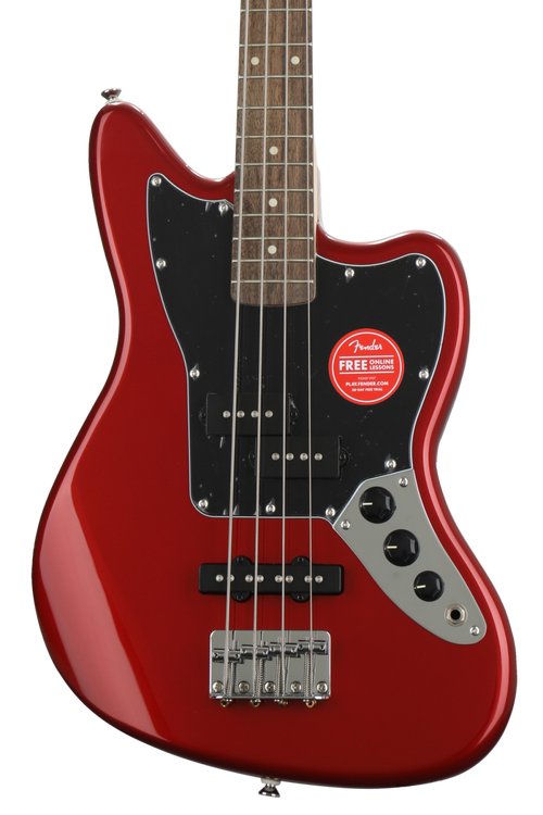 Squier Vintage Modified Jaguar Bass Special SS - Candy Apple Red w/ Indian  Laurel Fingerboard