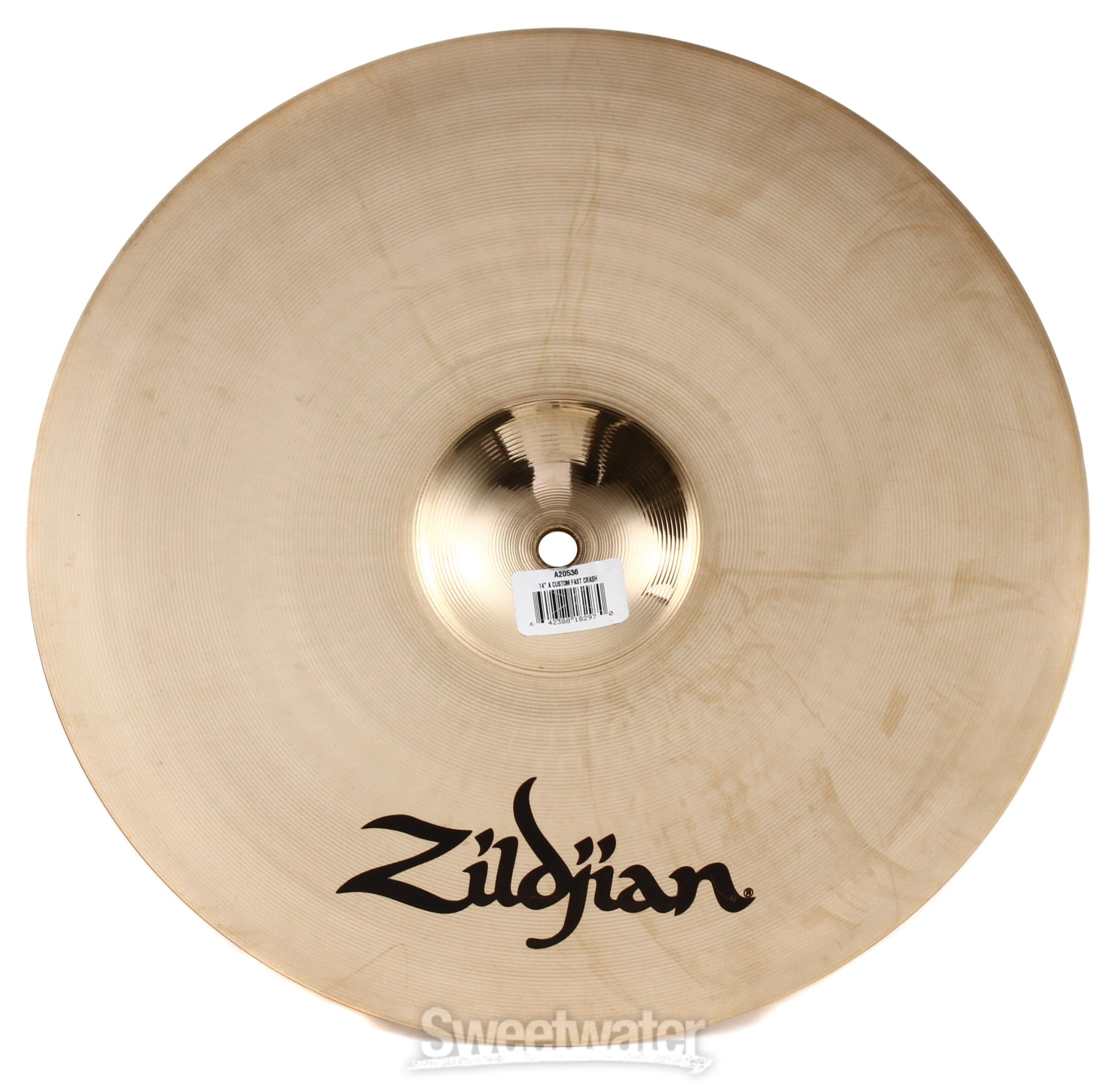 Zildjian 14 inch A Custom Fast Crash Cymbal | Sweetwater