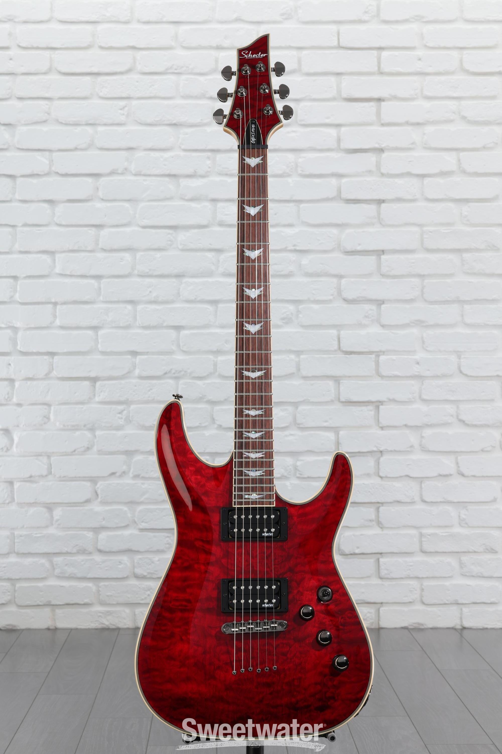 Schecter Omen Extreme-6 Electric Guitar - Black Cherry