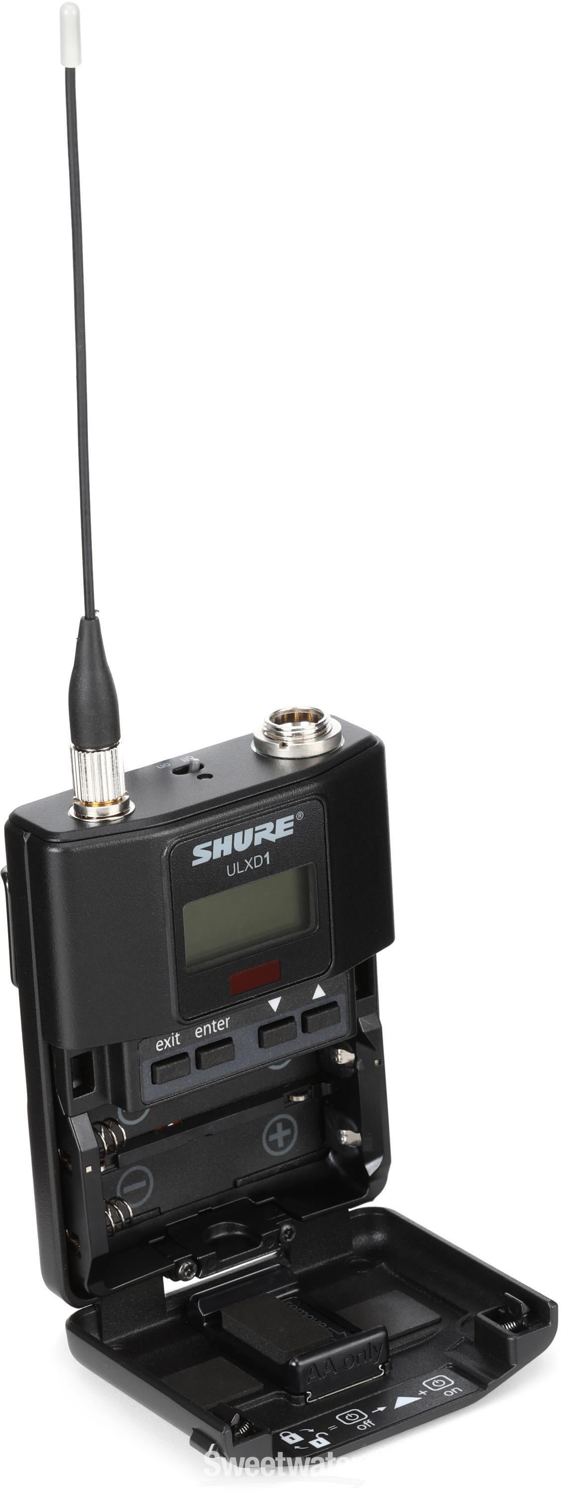 Shure ULXD1 Digital Bodypack Transmitter - G57 Band | Sweetwater