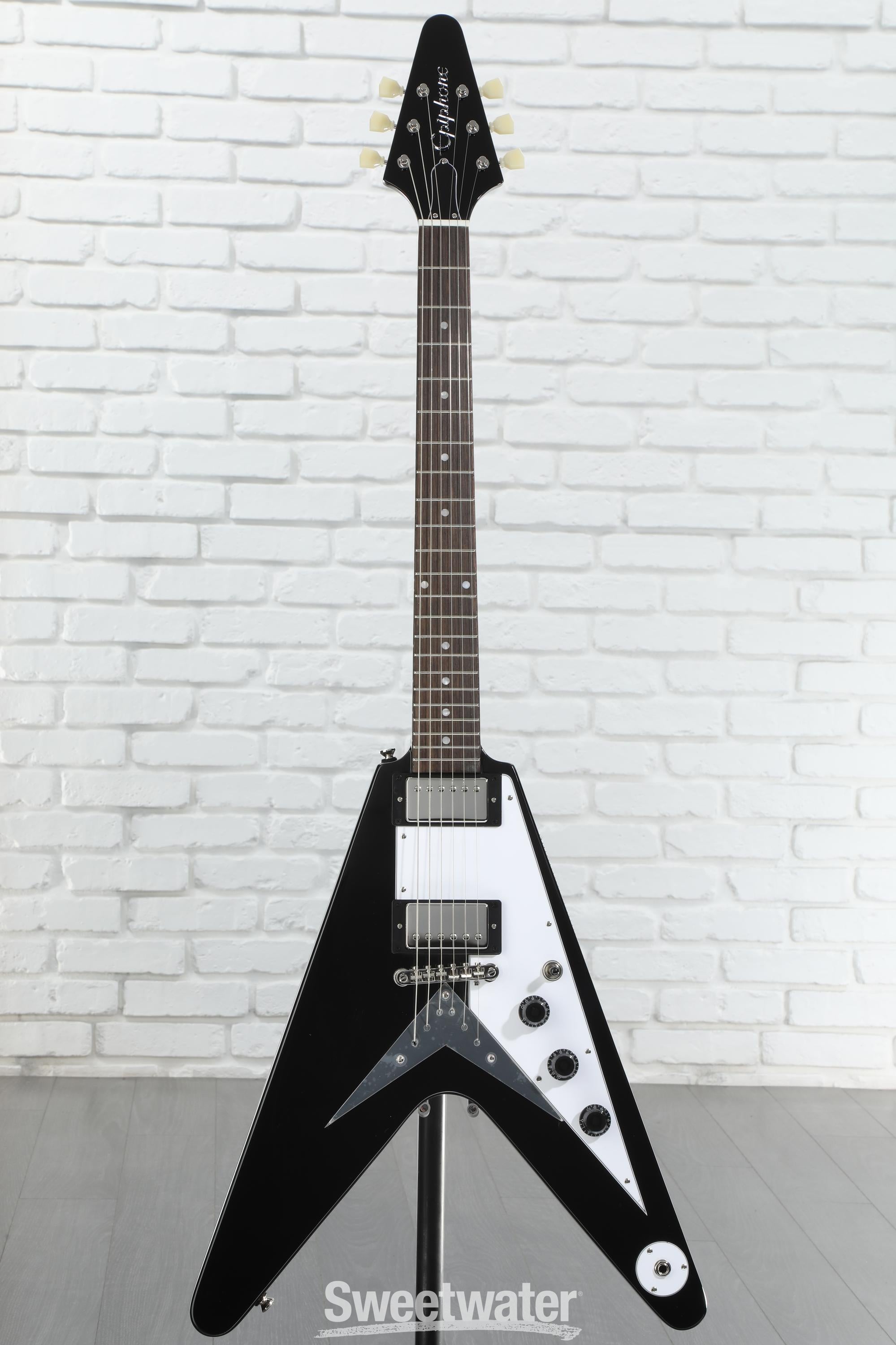 Epiphone Kirk Hammett 1979 Flying V Electric Guitar - Ebony