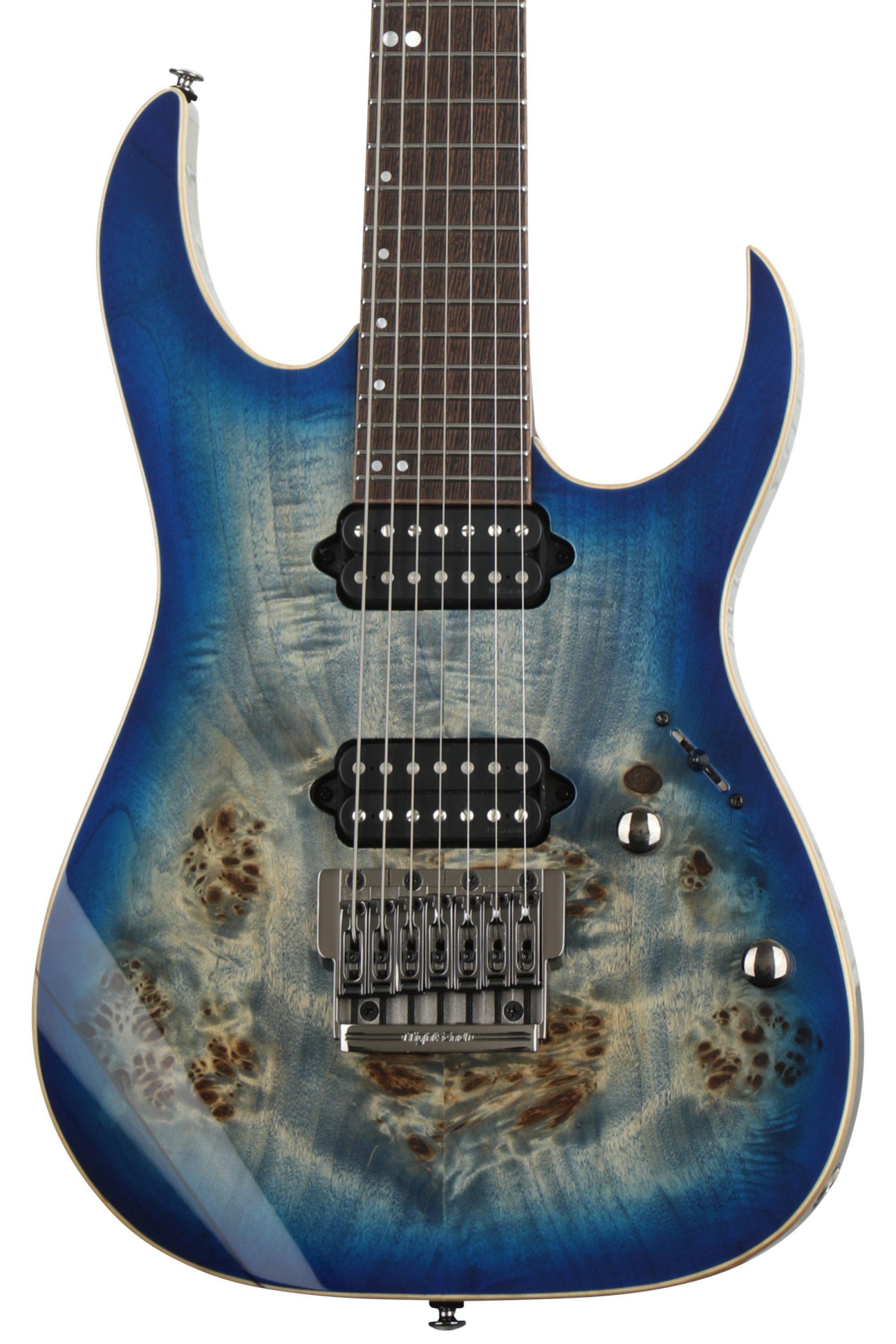 Ibanez RG Premium RG1027PBF - Cerulean Blue Burst | Sweetwater