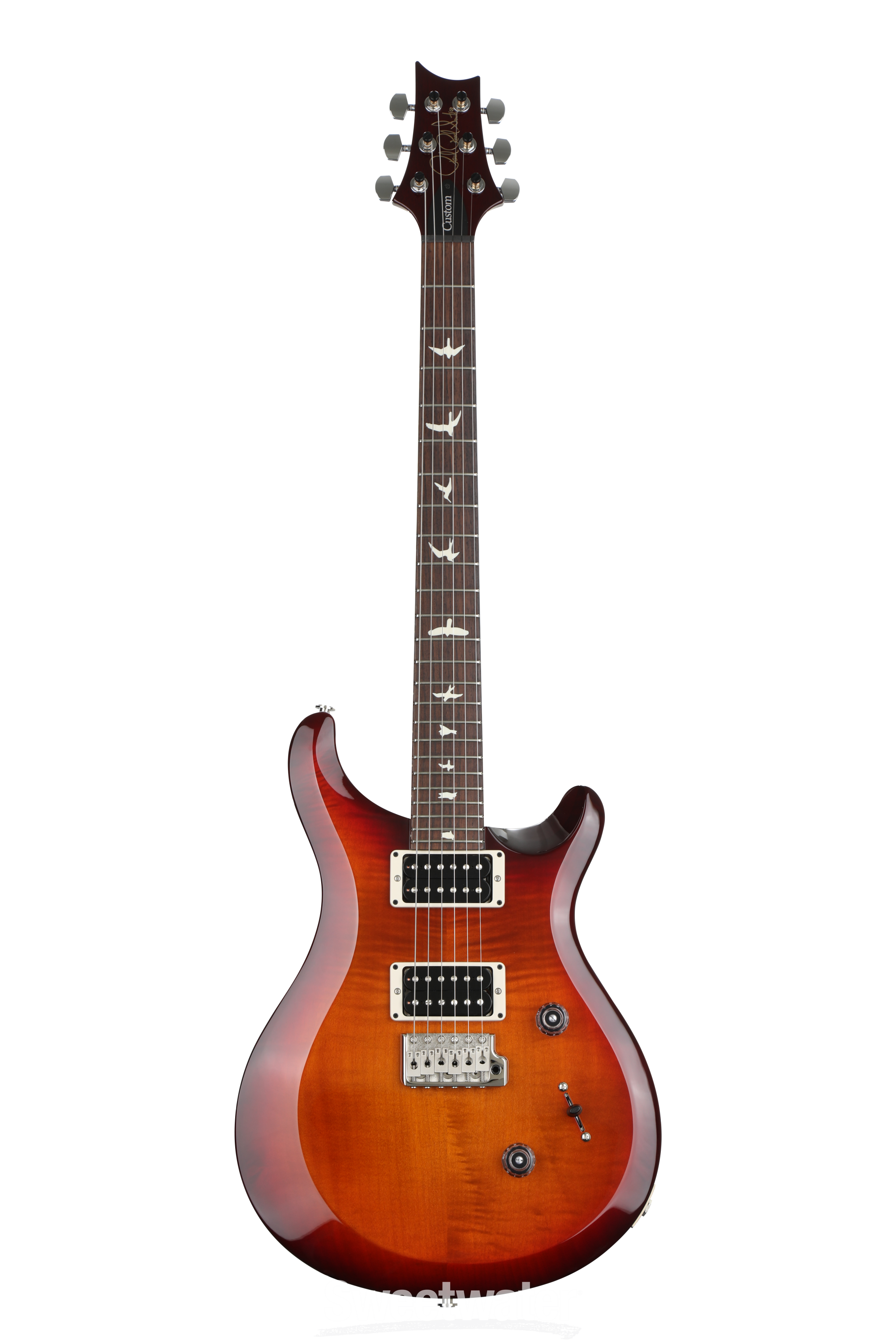 PRS S2 Custom 24 Electric Guitar - Dark Cherry Sunburst | Sweetwater