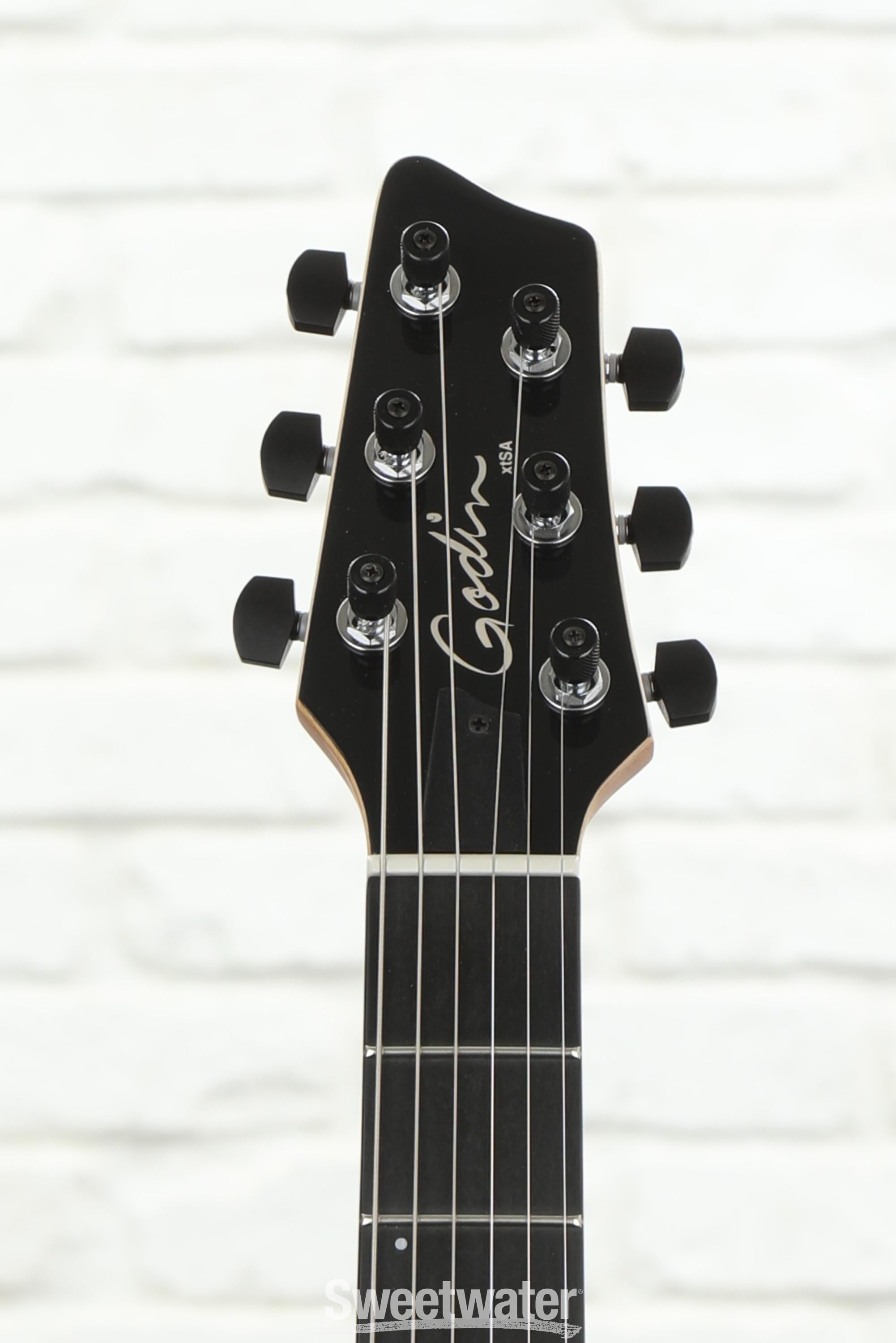 Godin xtSA Multi-Voice Electric Guitar - Light Burst | Sweetwater