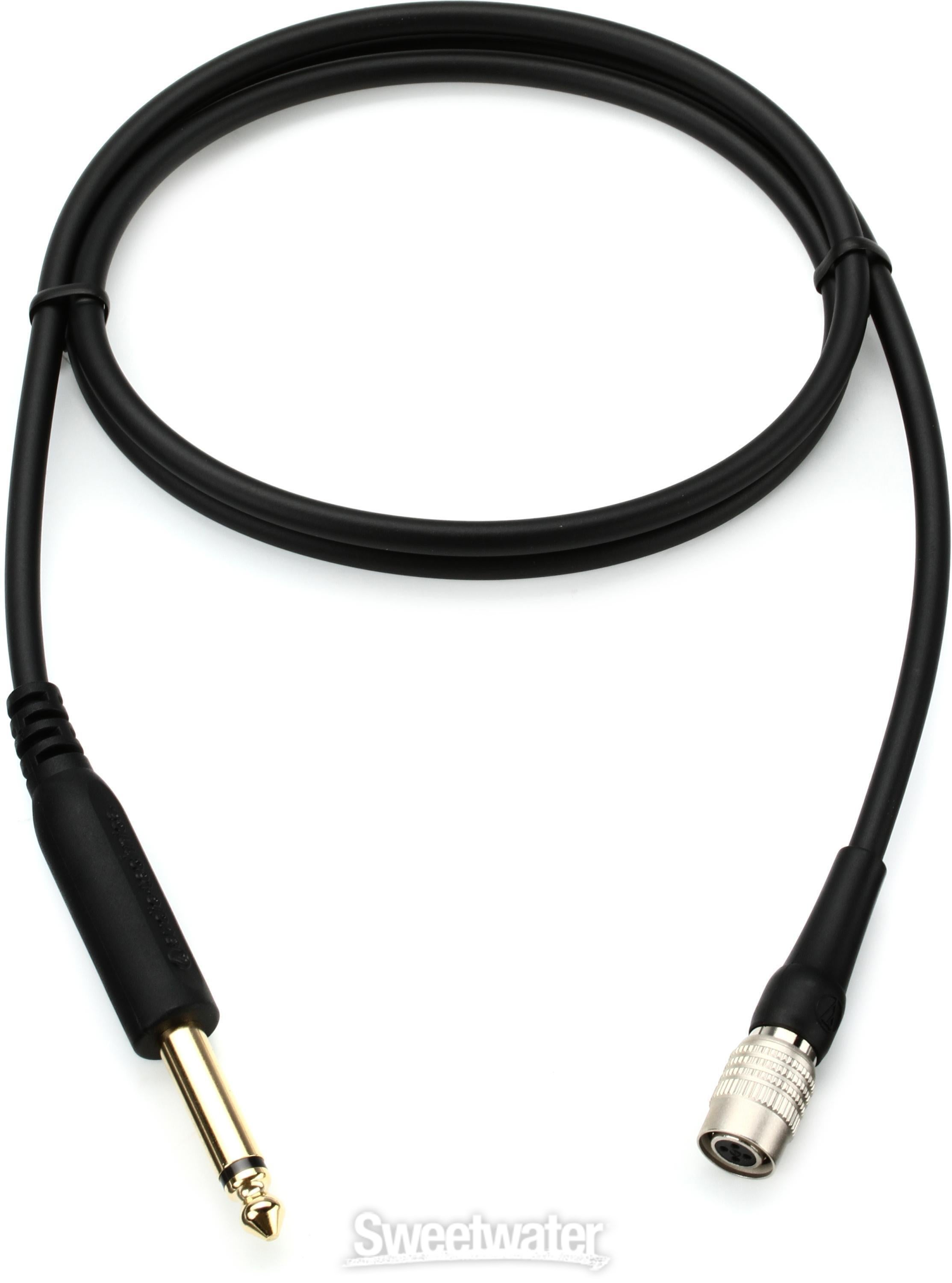 Audio-Technica AT-GcW Guitar Cable for Wireless Bodypack