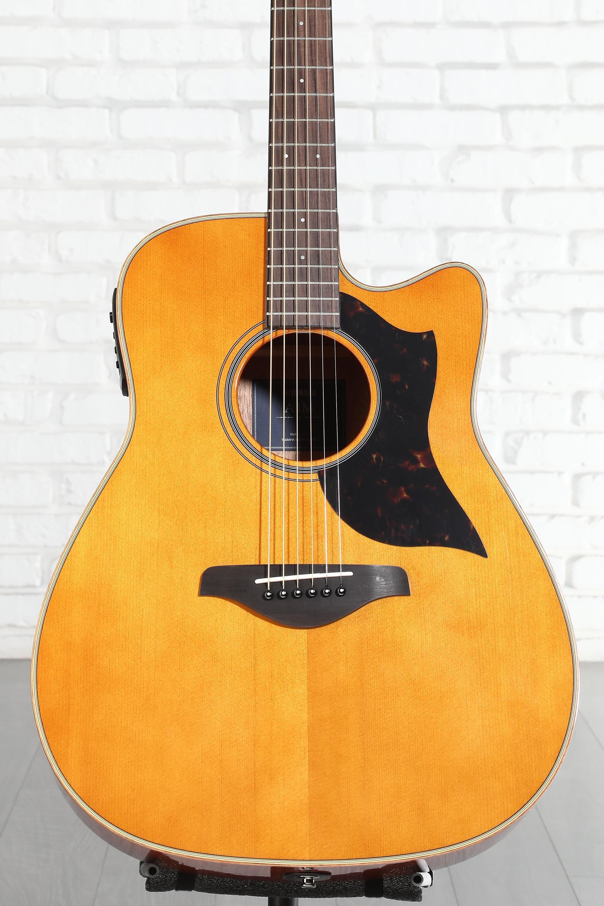 Yamaha A1M Acoustic-electric Guitar - Vintage Natural | Sweetwater