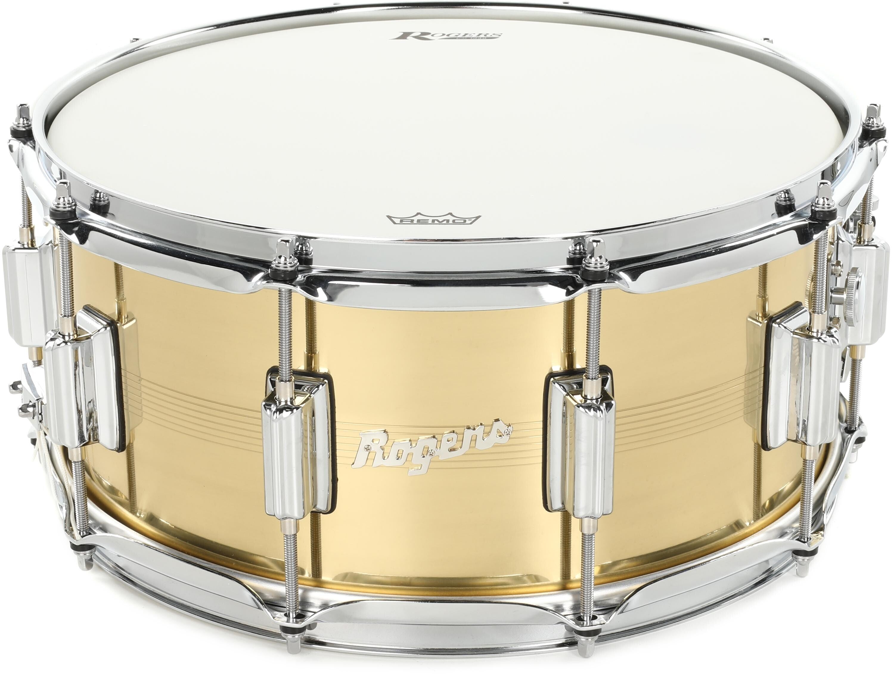 Rogers Drums SuperTen Snare Drum - 6.5-inch x 14-inch, Brass