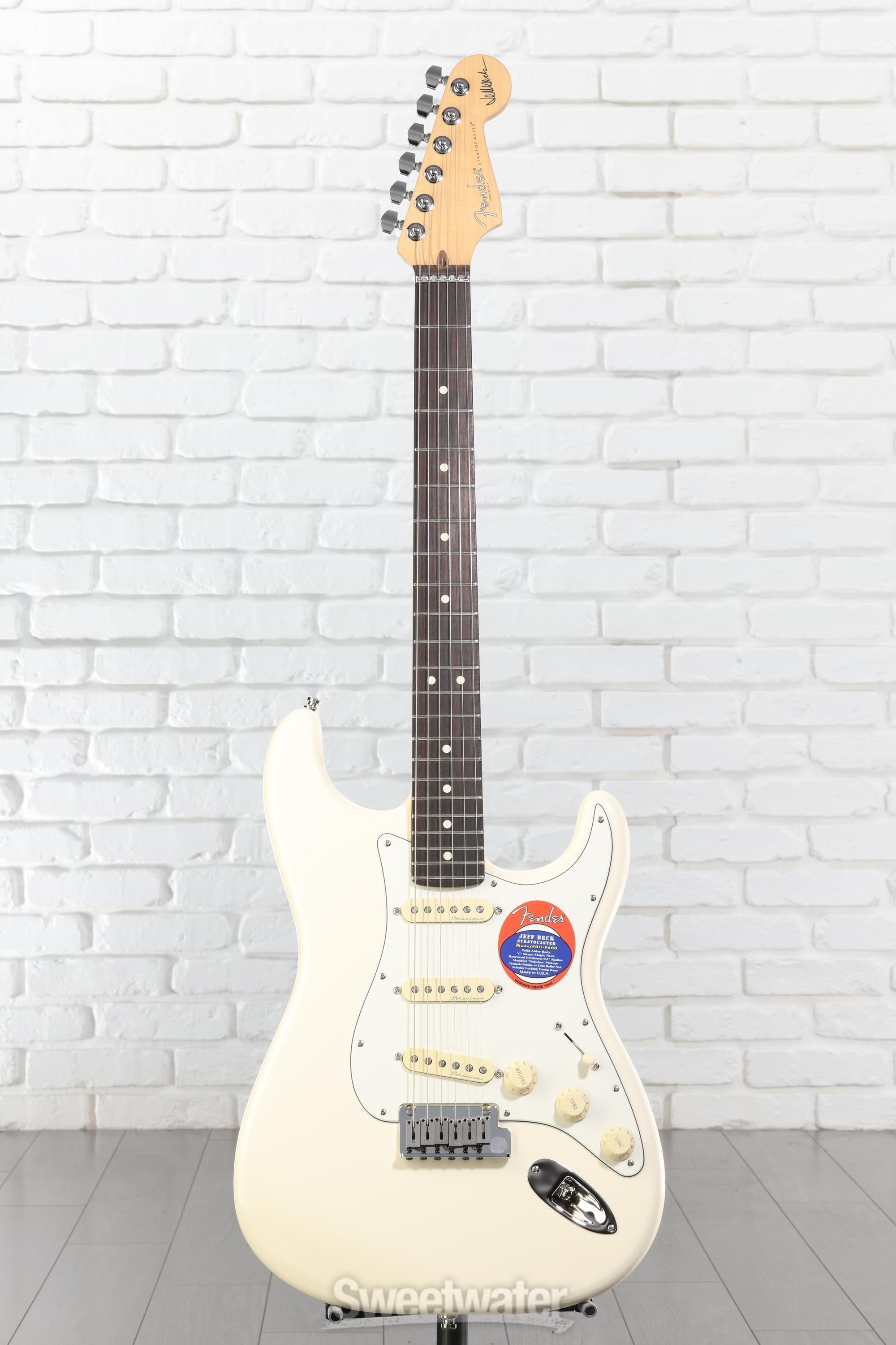 Fender Jeff Beck Stratocaster - Olympic White with Rosewood