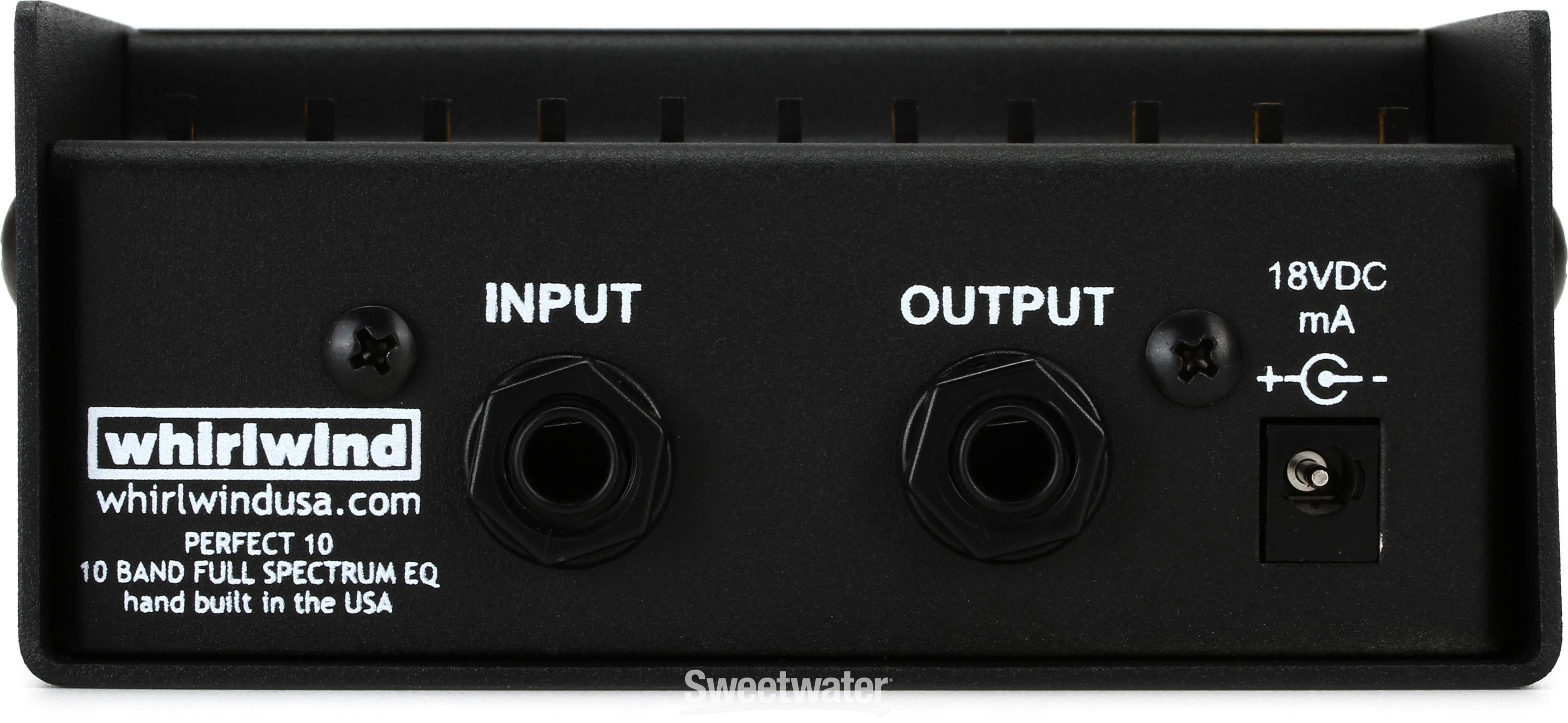 Whirlwind BASS TEN 10BAND GRAPHIC EQ 美品 Amazon.com: Whirlwind Bass Ten 10-Band Bass EQ Pedal