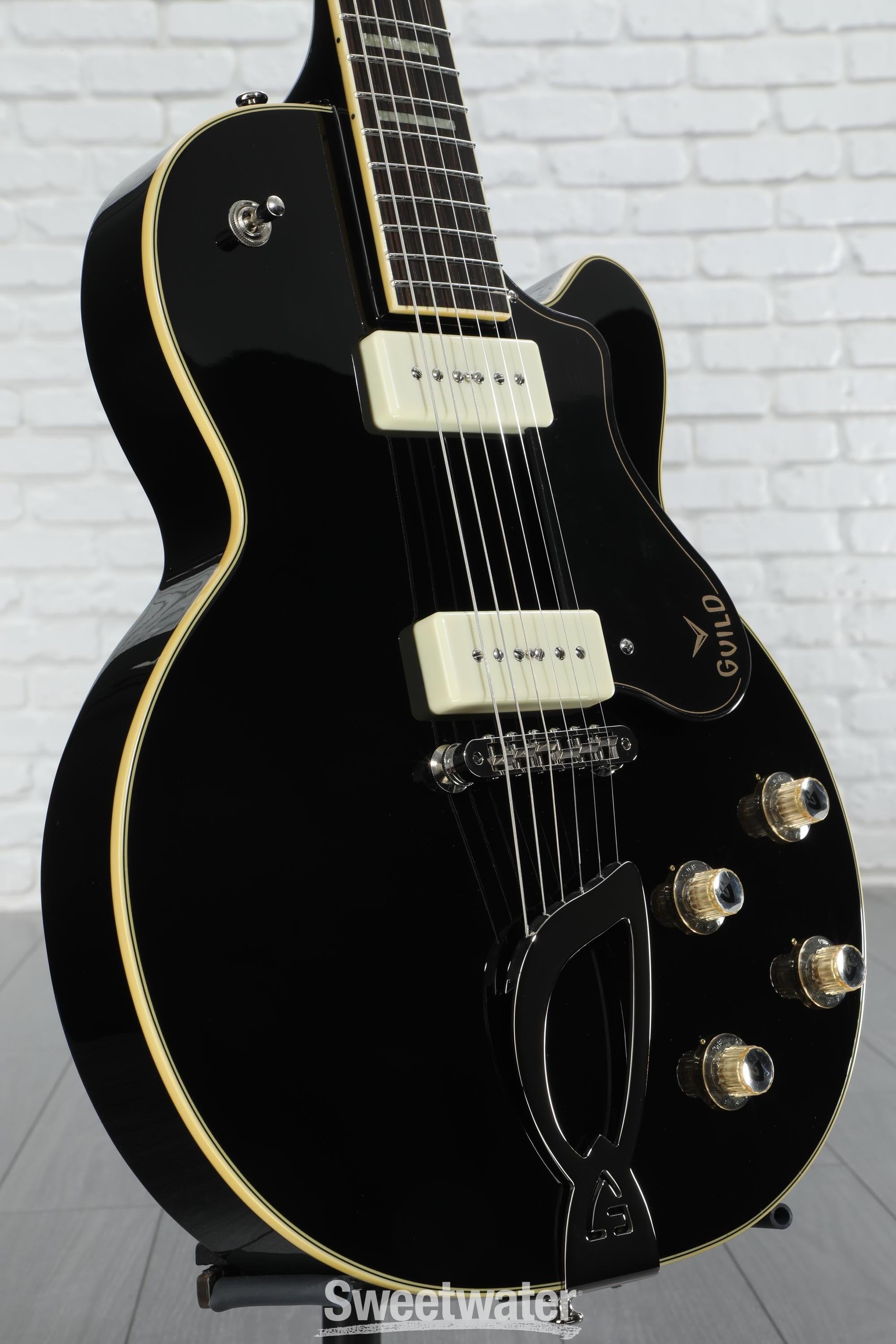 Guild M-75 Aristocrat Hollowbody Electric Guitar - Black | Sweetwater