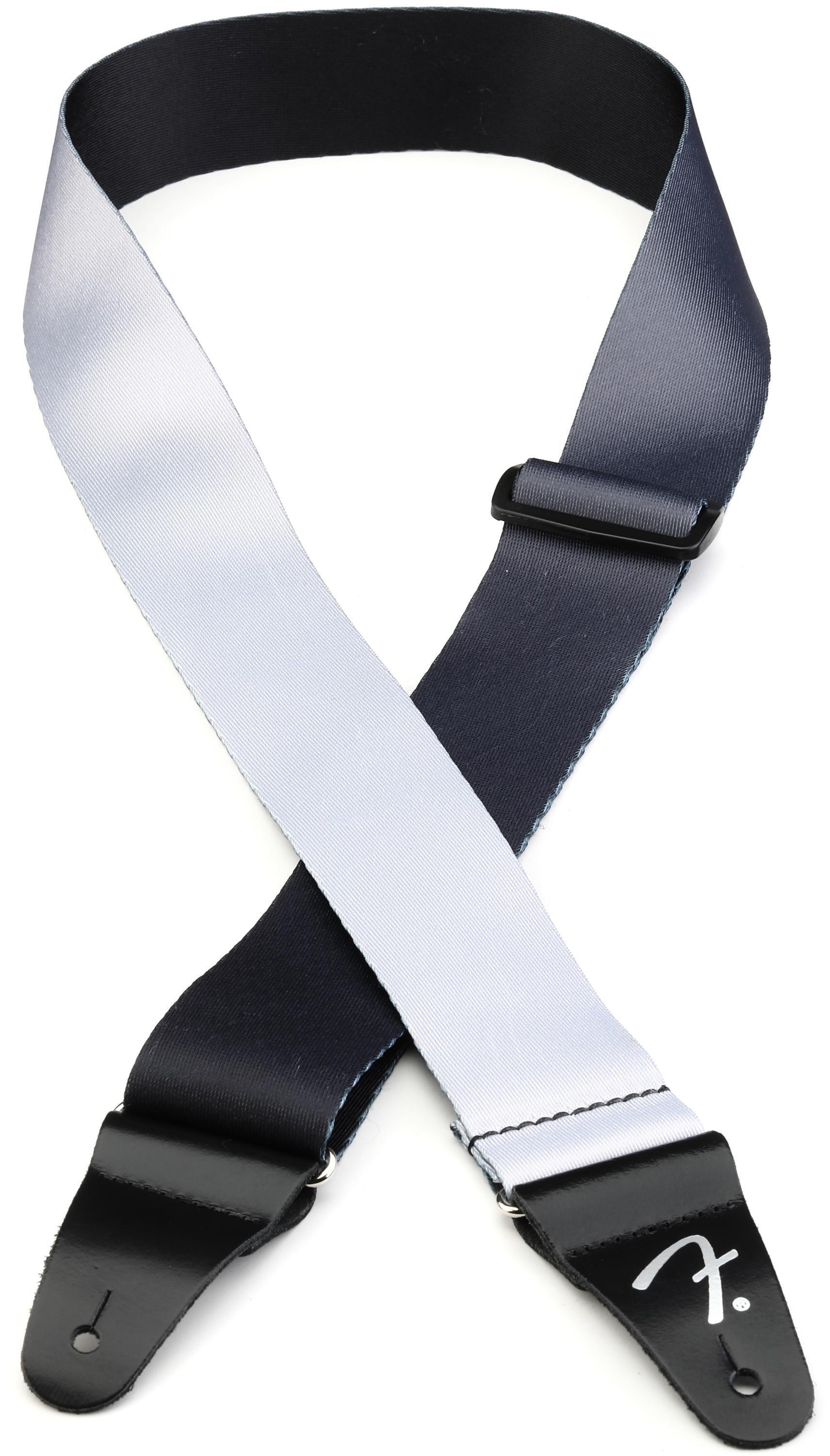 Photo of Fender Ombr&eacute; Guitar Strap - Silver Smoke