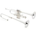 Photo of B&S 3116 Challenger II Series Eb/D Trumpet - Silver Plated