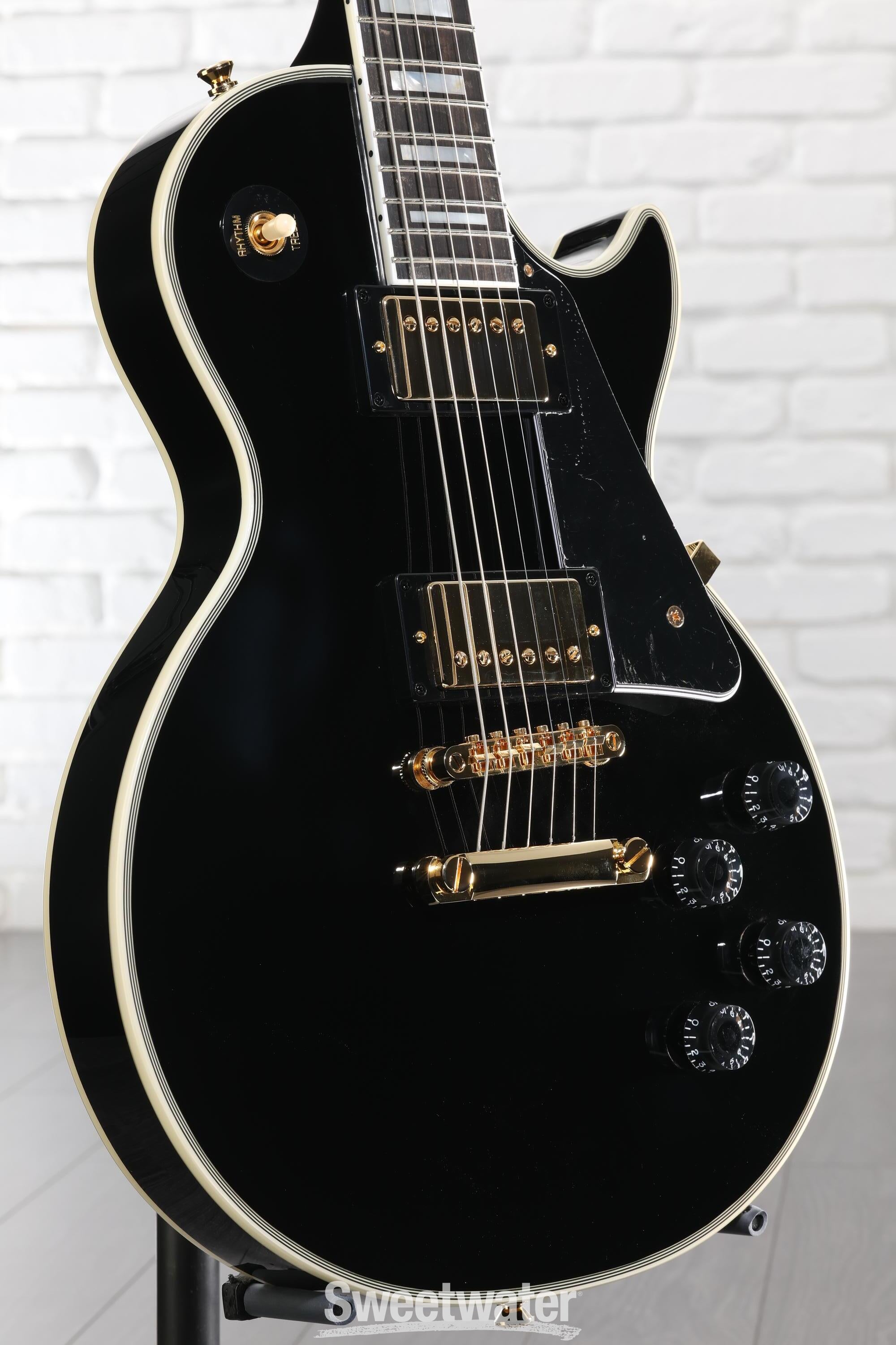 Epiphone Inspired by Gibson Custom Les Paul Custom Electric Guitar