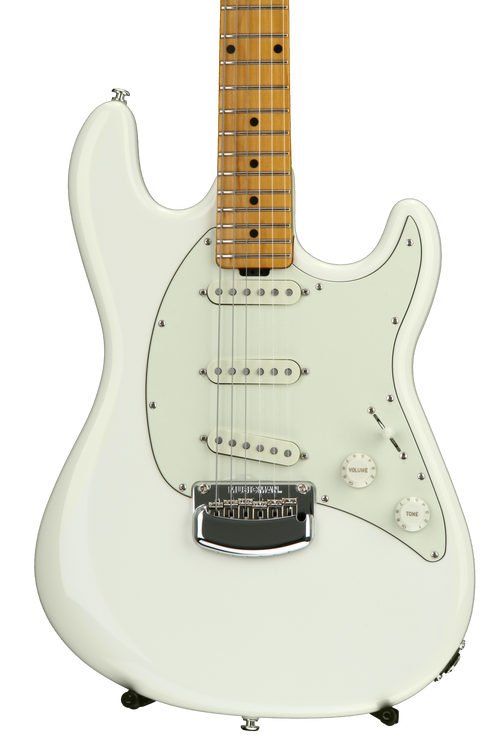 Ernie Ball Music Man Cutlass SSS Ivory White Maple Fingerboard