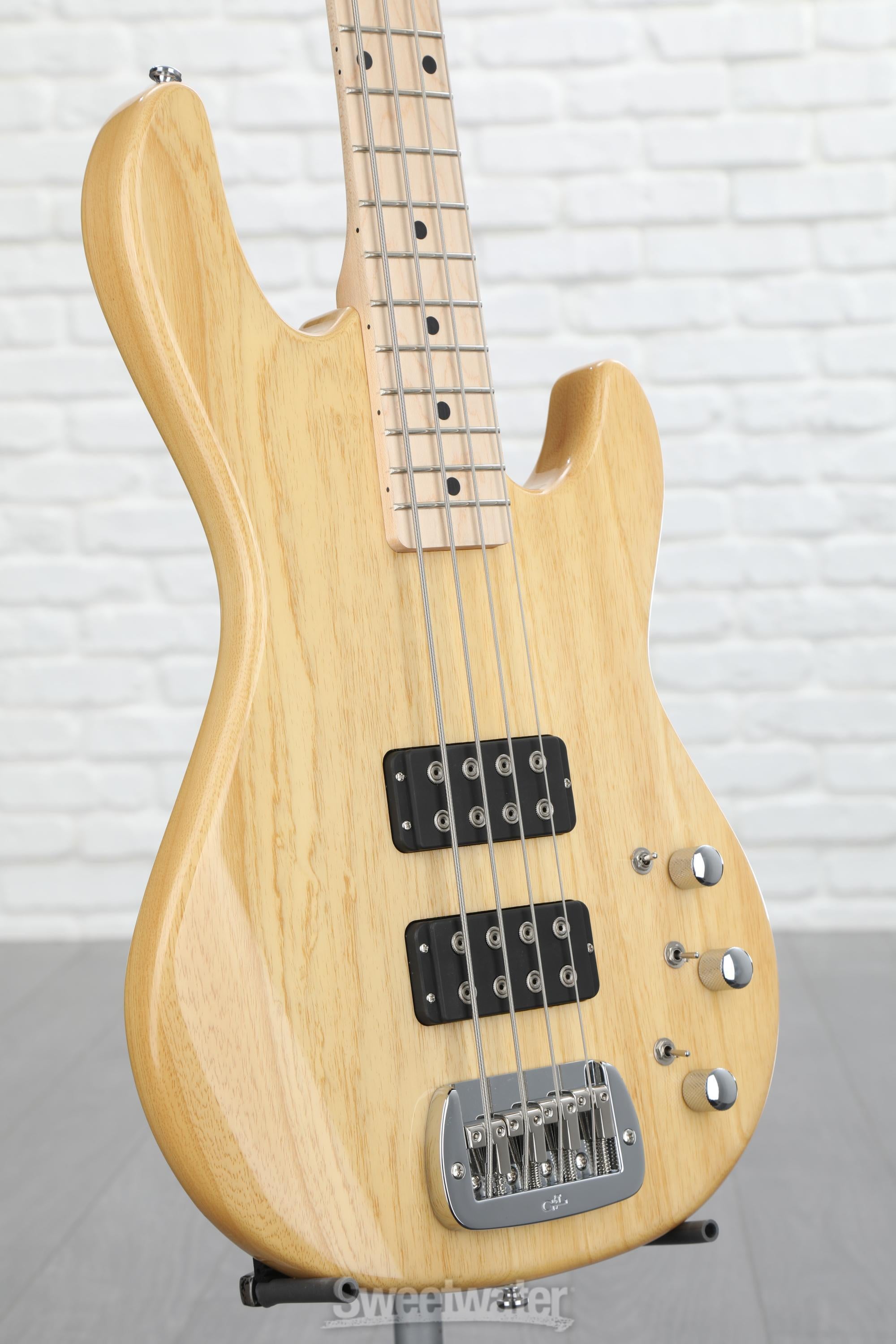 G&L Tribute L-2000 Bass Guitar - Natural | Sweetwater