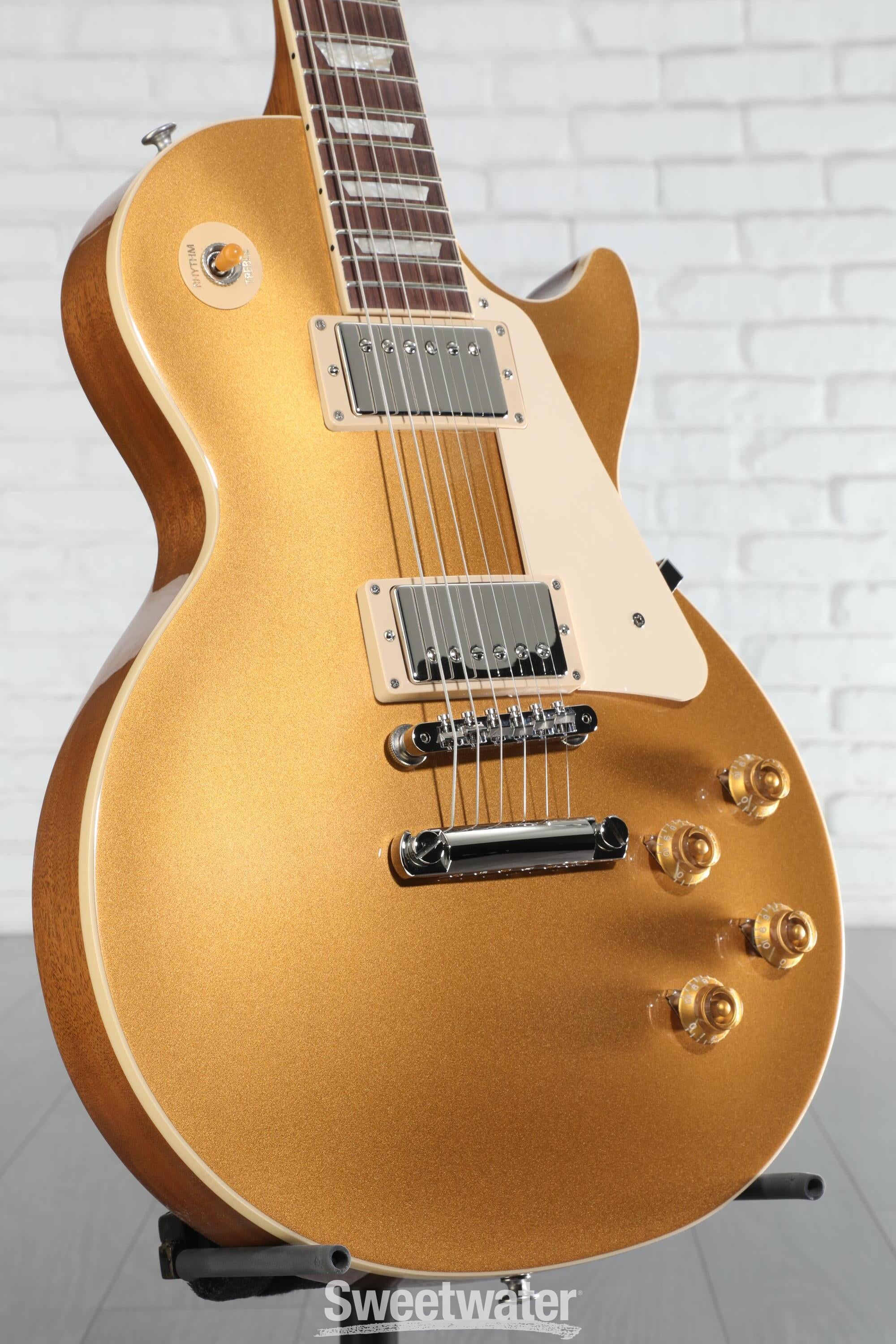 ギブソン Les Paul Standard 50s Gold Top Gibson Les Paul Standard '50s Electric Guitar - Gold Top | Sweetwater