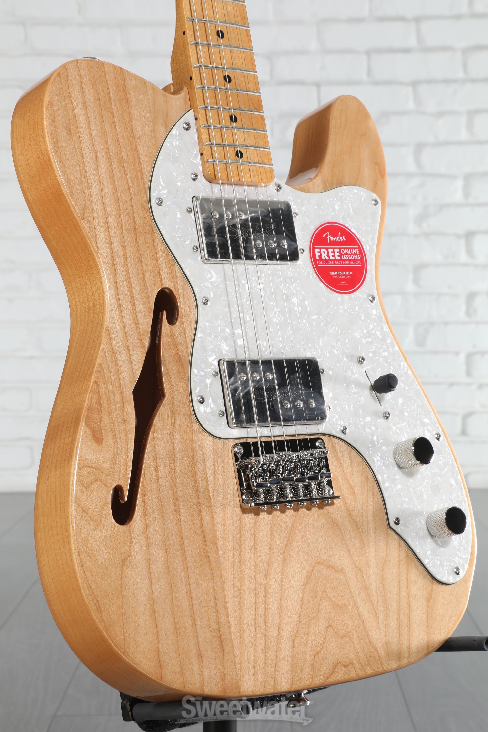 Squier Classic Vibe '70s Telecaster Thinline - Natural | Sweetwater