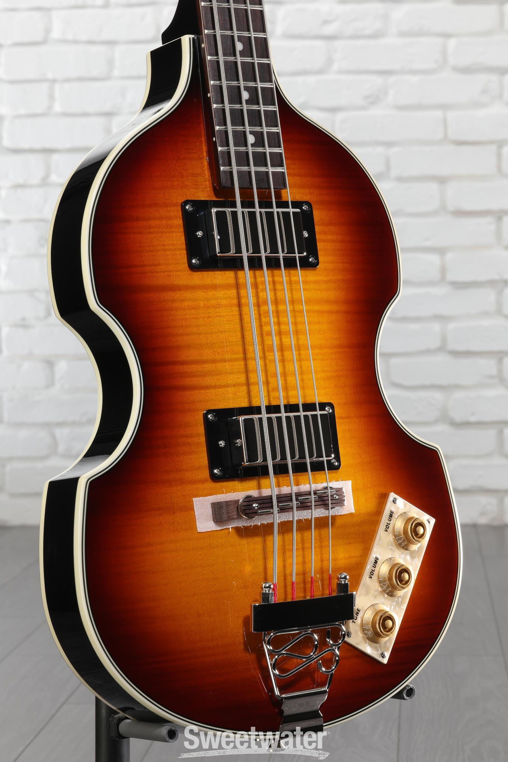 Epiphone Viola Bass 音出しOK そこそこ美中古品 Epiphone Viola Bass - Vintage Sunburst | Sweetwater