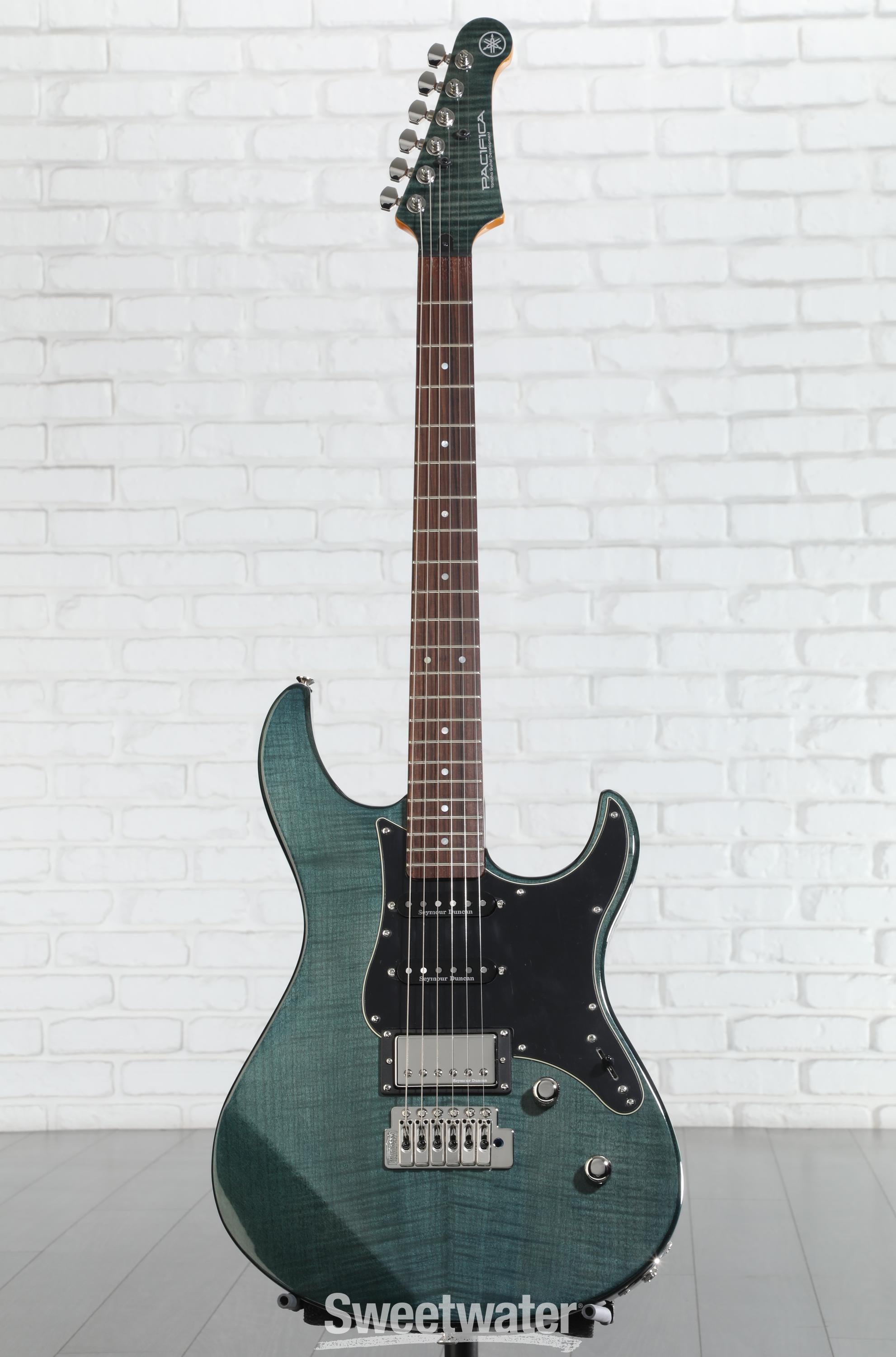 Yamaha Pacifica PAC612VIIFM Electric Guitar - Indigo Blue | Sweetwater
