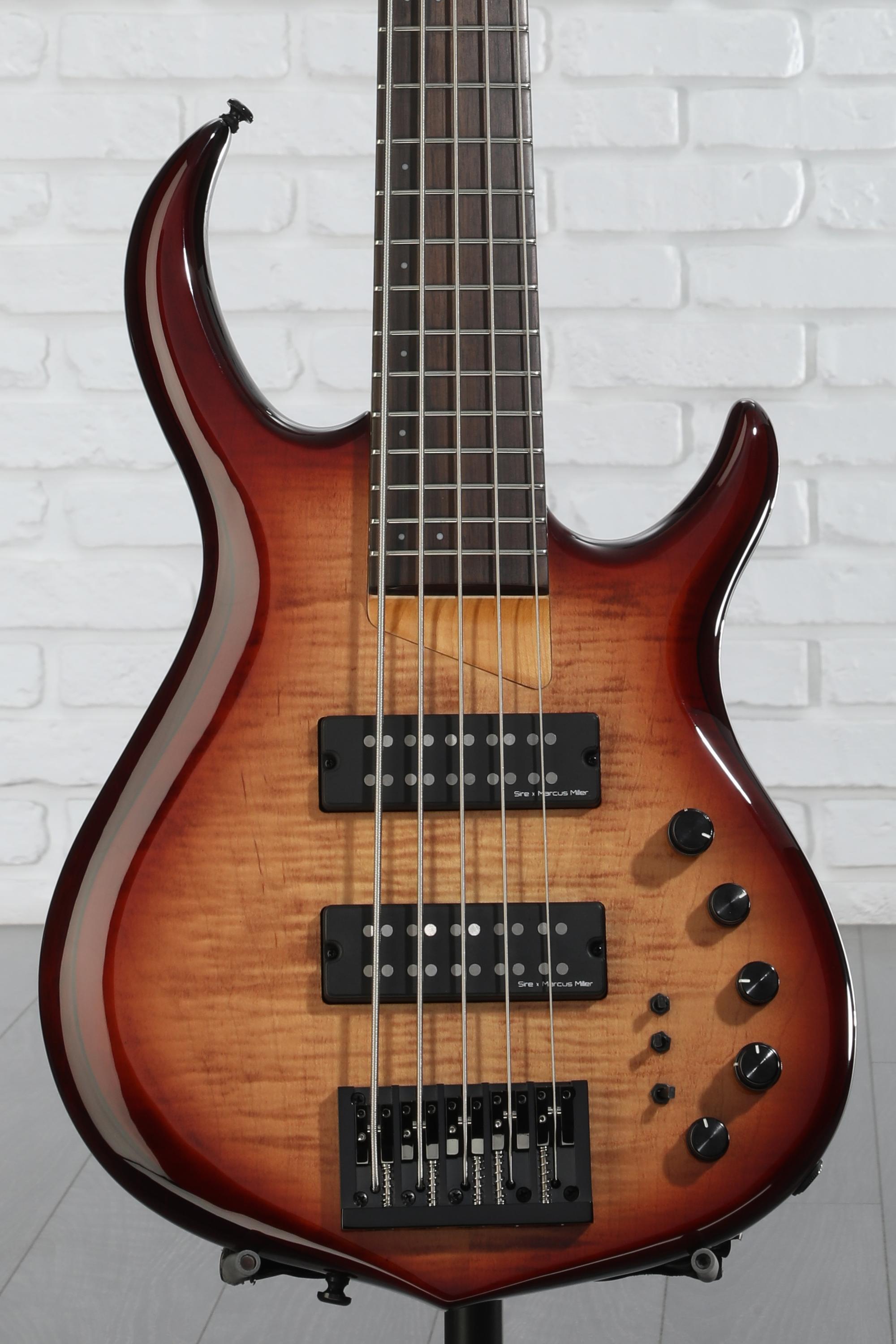 Sire Marcus Miller M7 Alder 5-string Bass Guitar - Brown Sunburst