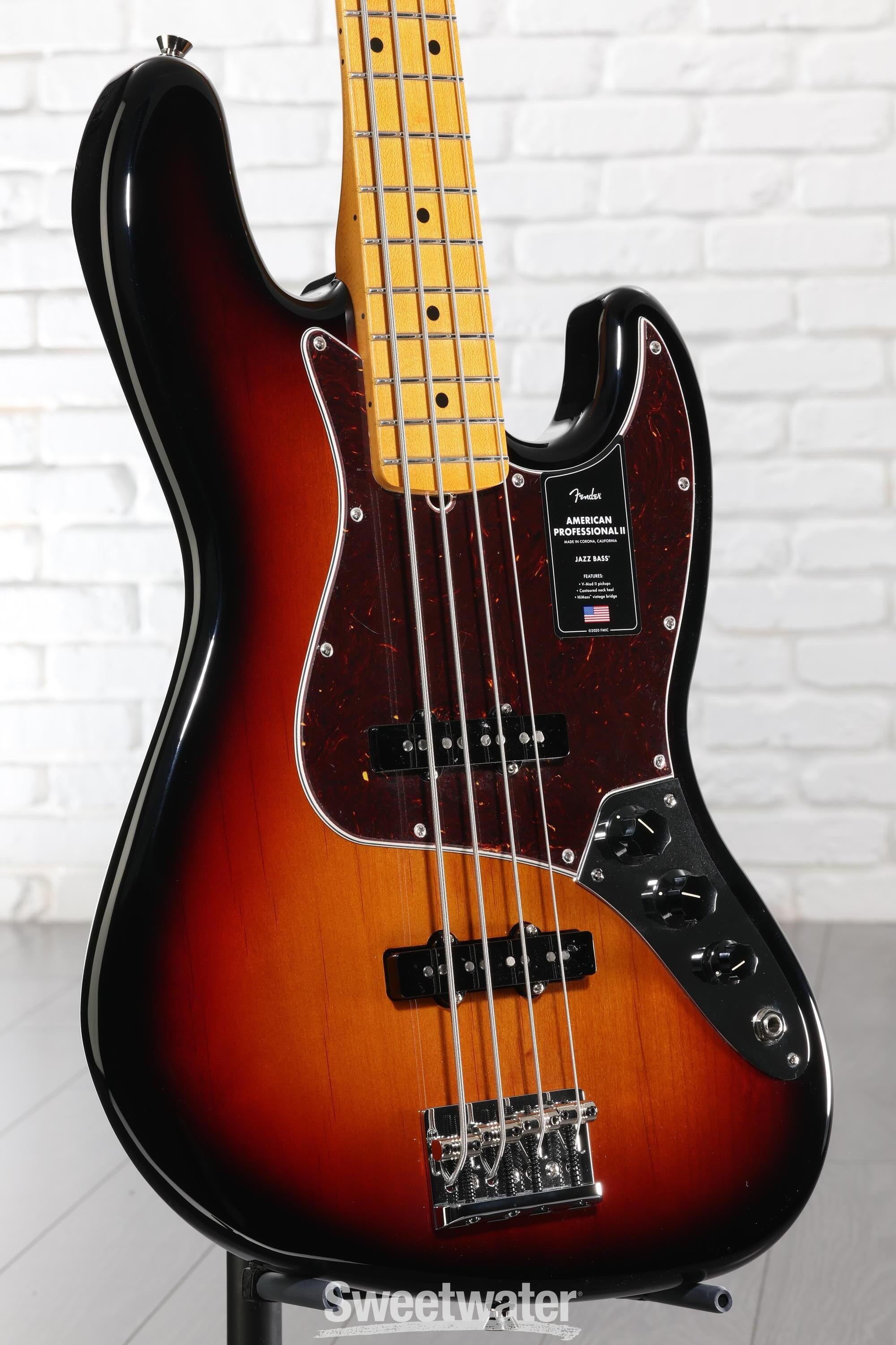 Fender American Professional II Jazz Bass - 3 Color Sunburst with