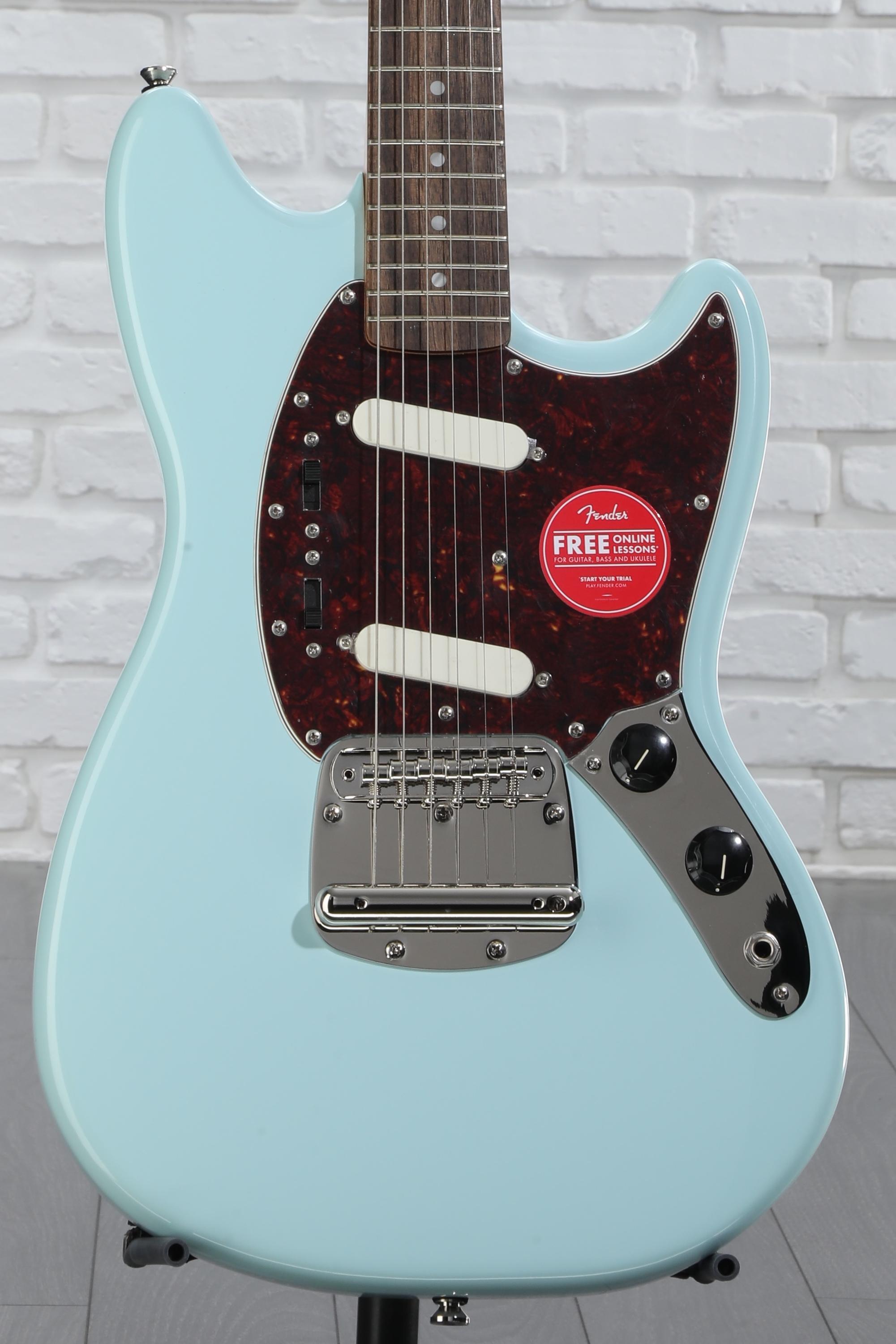 Squier Classic Vibe '60s Mustang Electric Guitar - Sonic
