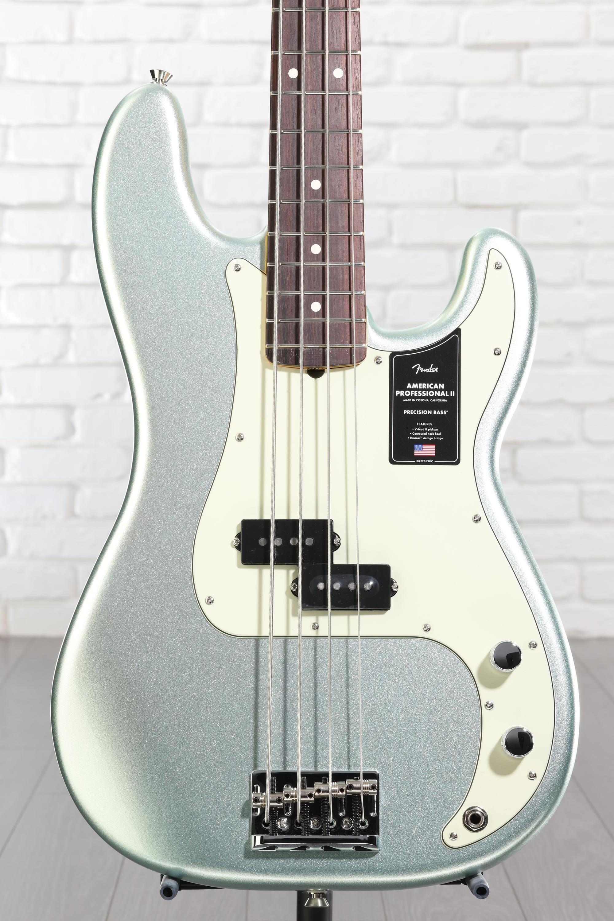 Fender American Professional II Precision Bass - Mystic Surf Green