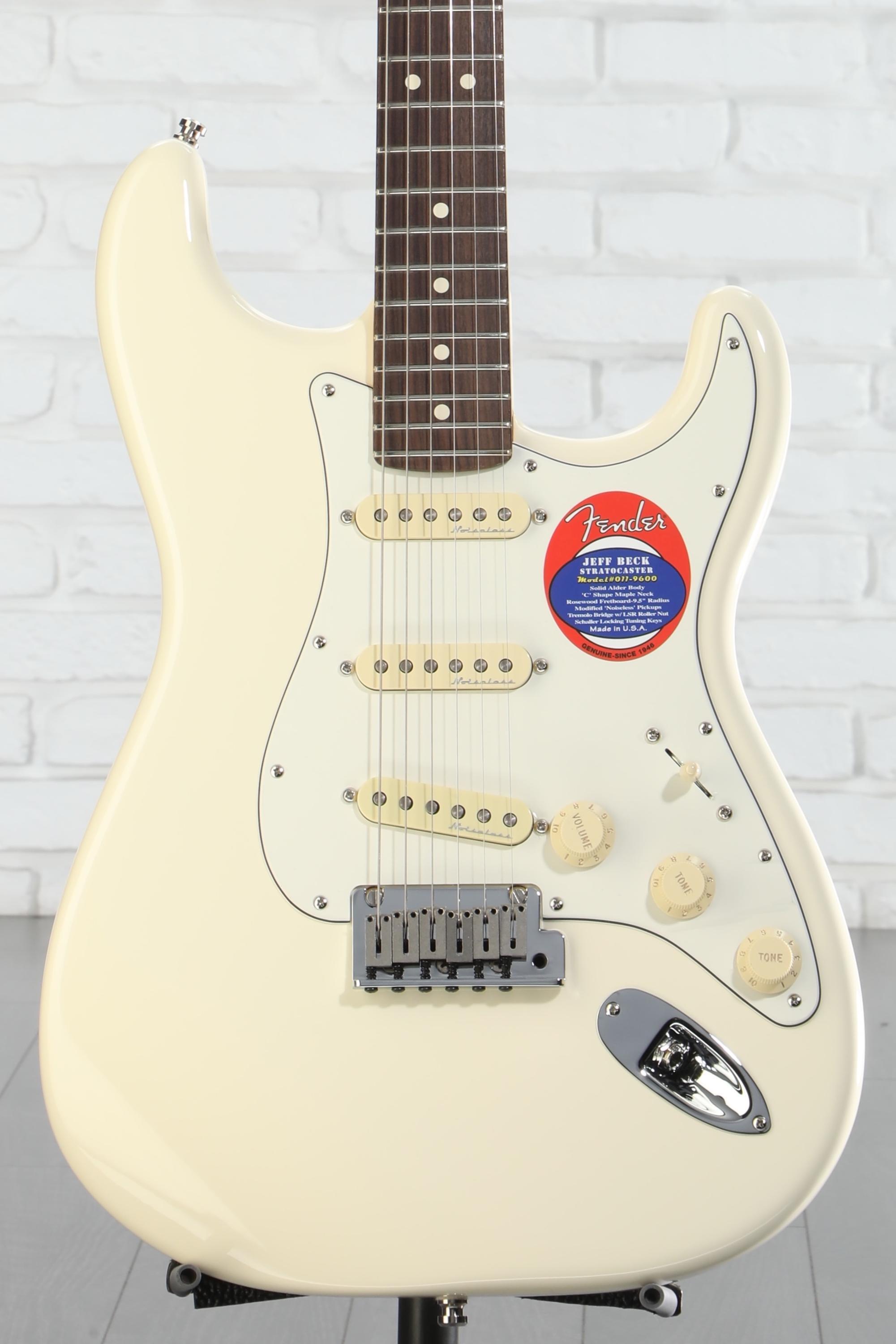 Fender Jeff Beck Stratocaster - Olympic White with Rosewood