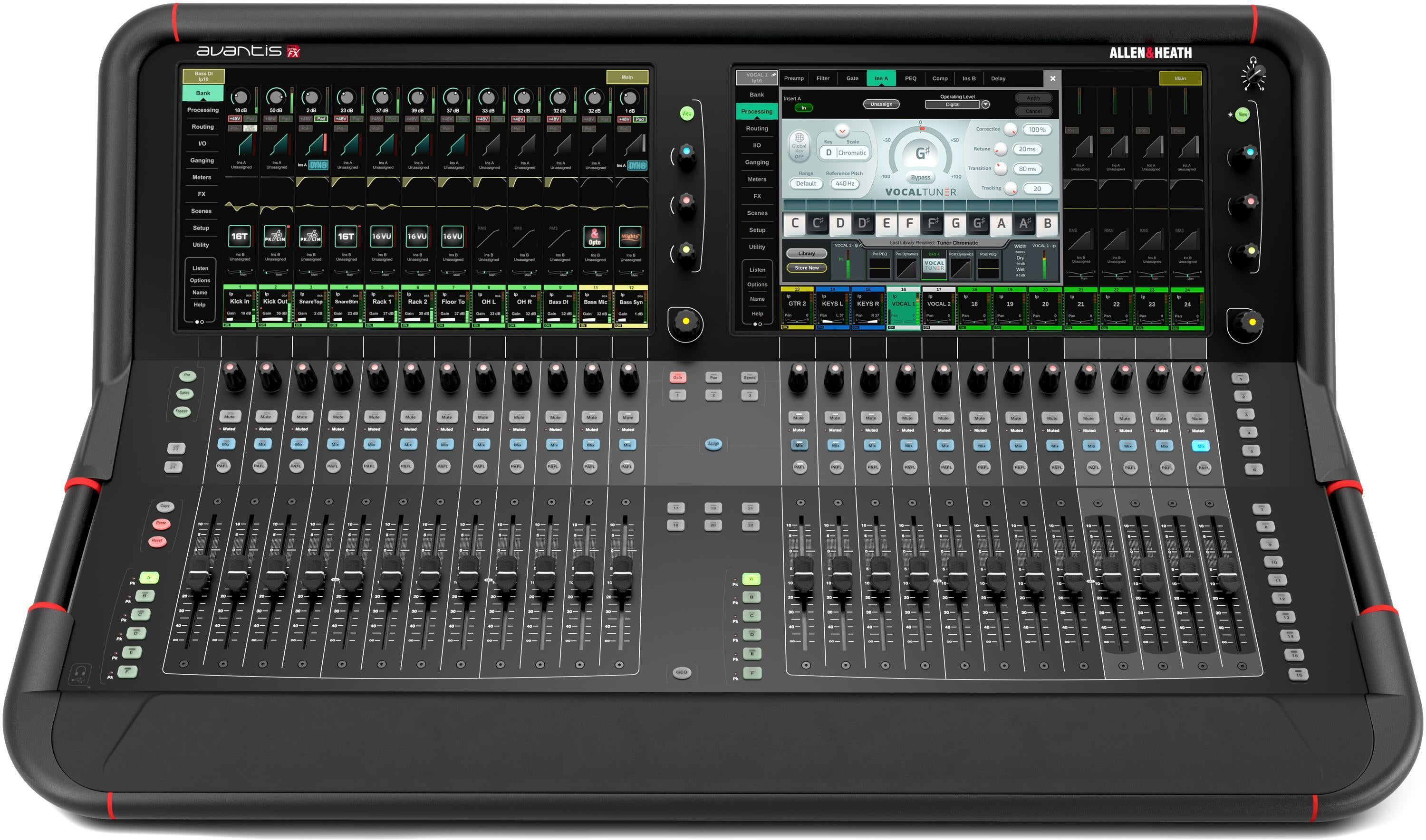 Photo of Allen & Heath Avantis Ultra 96-channel Digital Mixer with RackUltra FX Card and dPack Plugins
