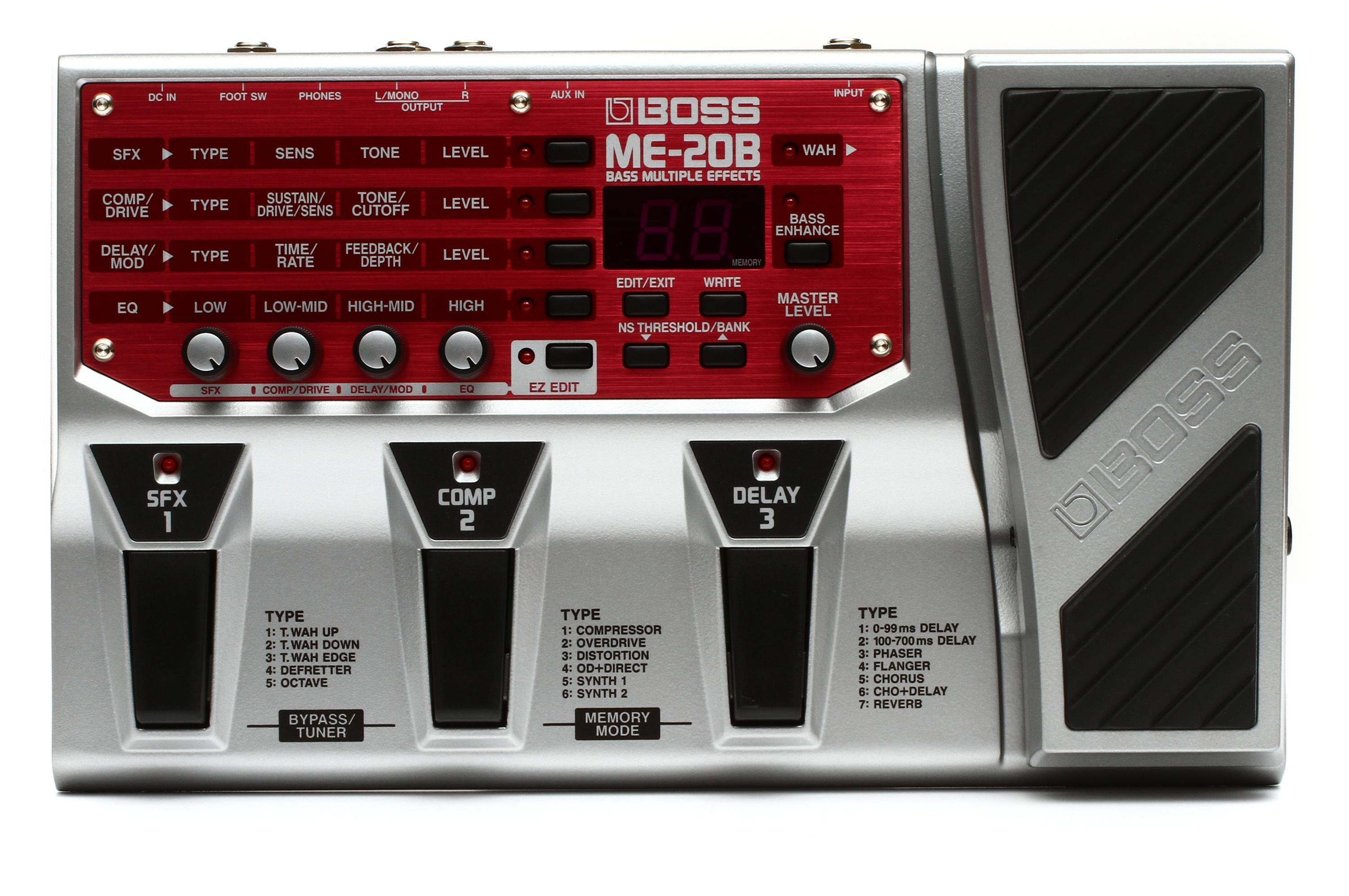 Boss ME-20B Bass Multi-effects Pedal | Sweetwater