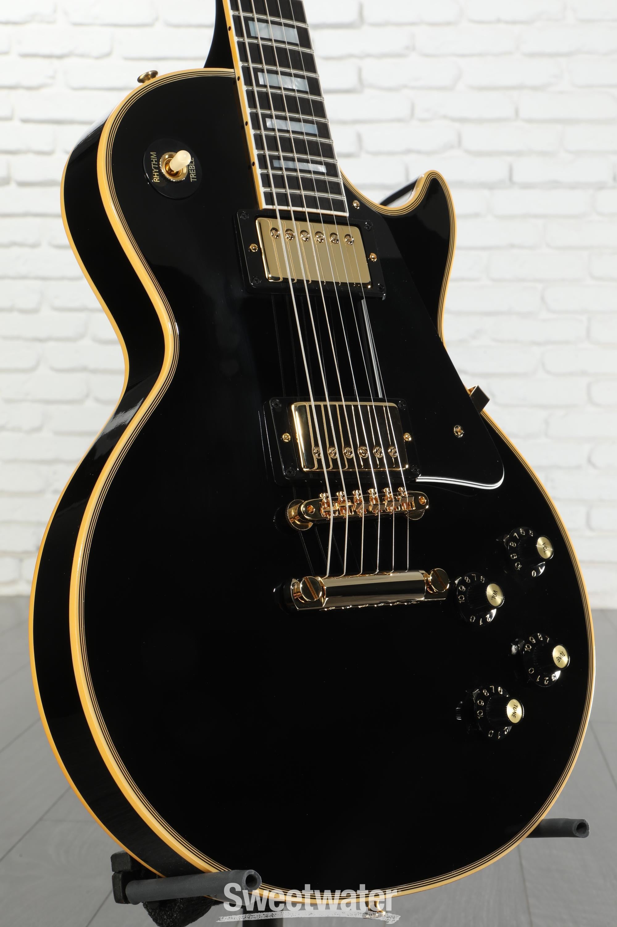 Gibson Custom 1968 Les Paul Custom Reissue Electric Guitar - Ebony