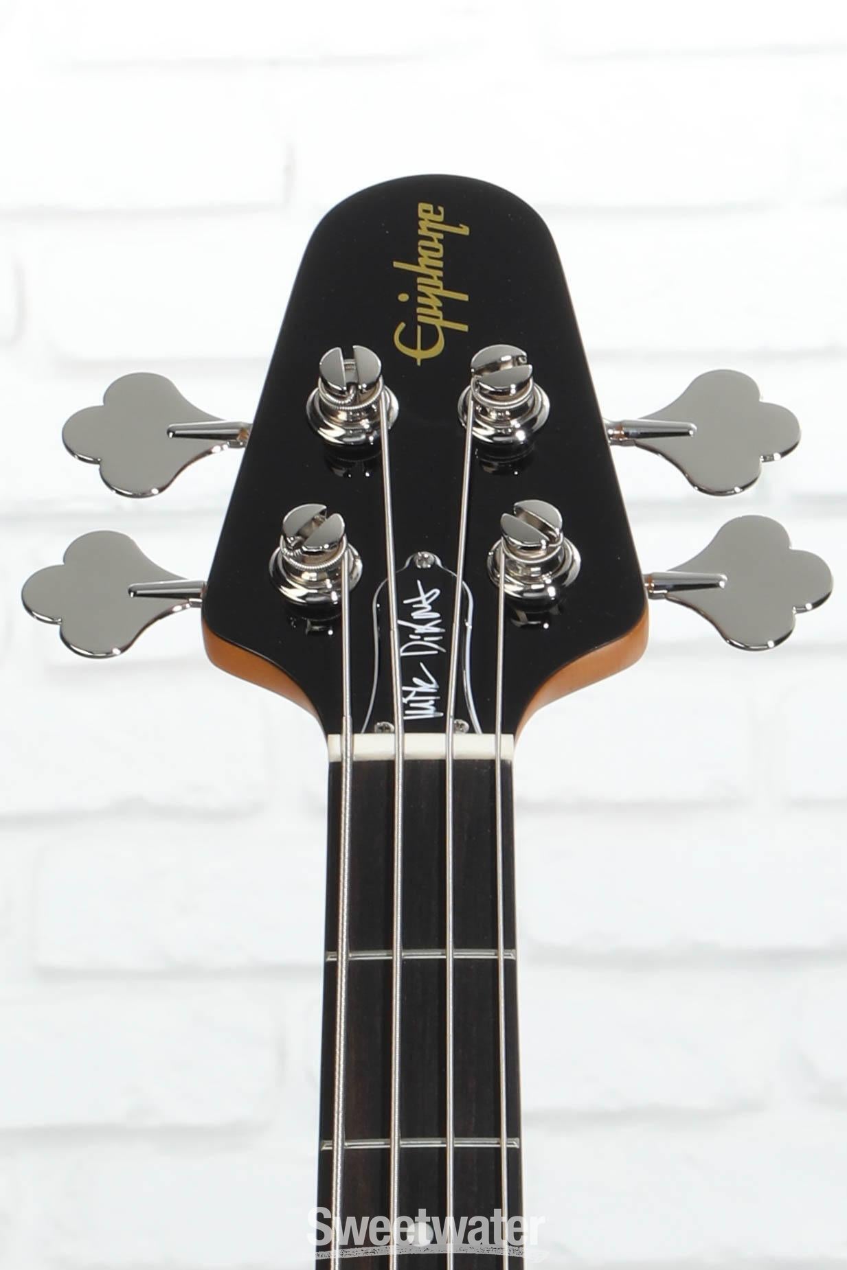 Epiphone Mike Dirnt Grabber G-3 Signature Electric Bass Guitar - Silverburst