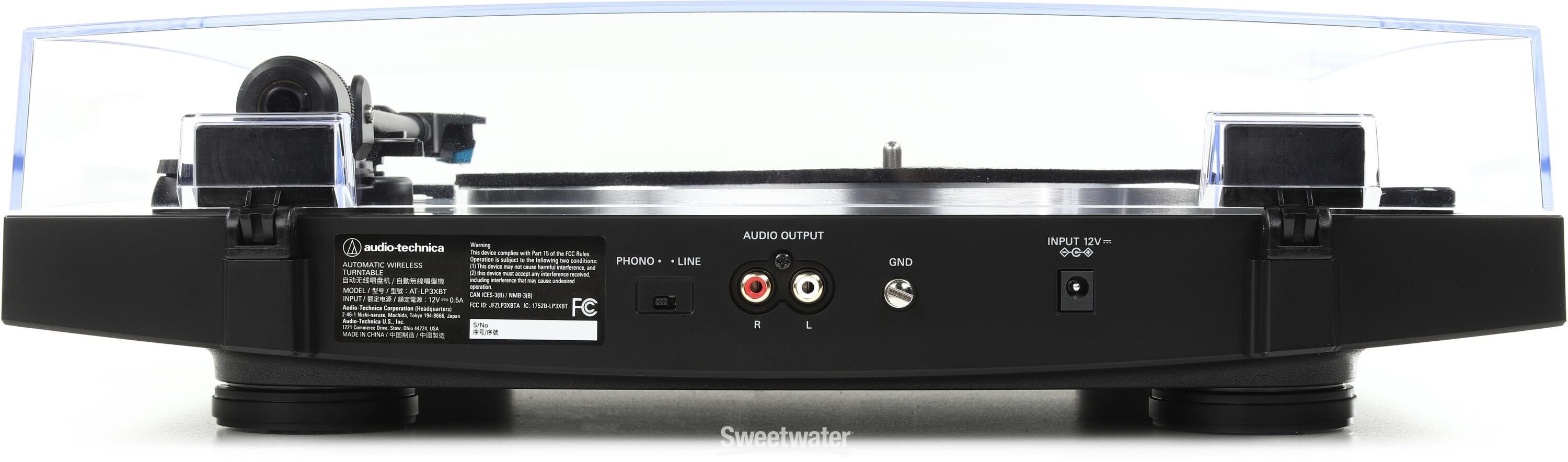 Audio-Technica AT-LP3XBT-BK Fully Automatic Wireless Belt-drive