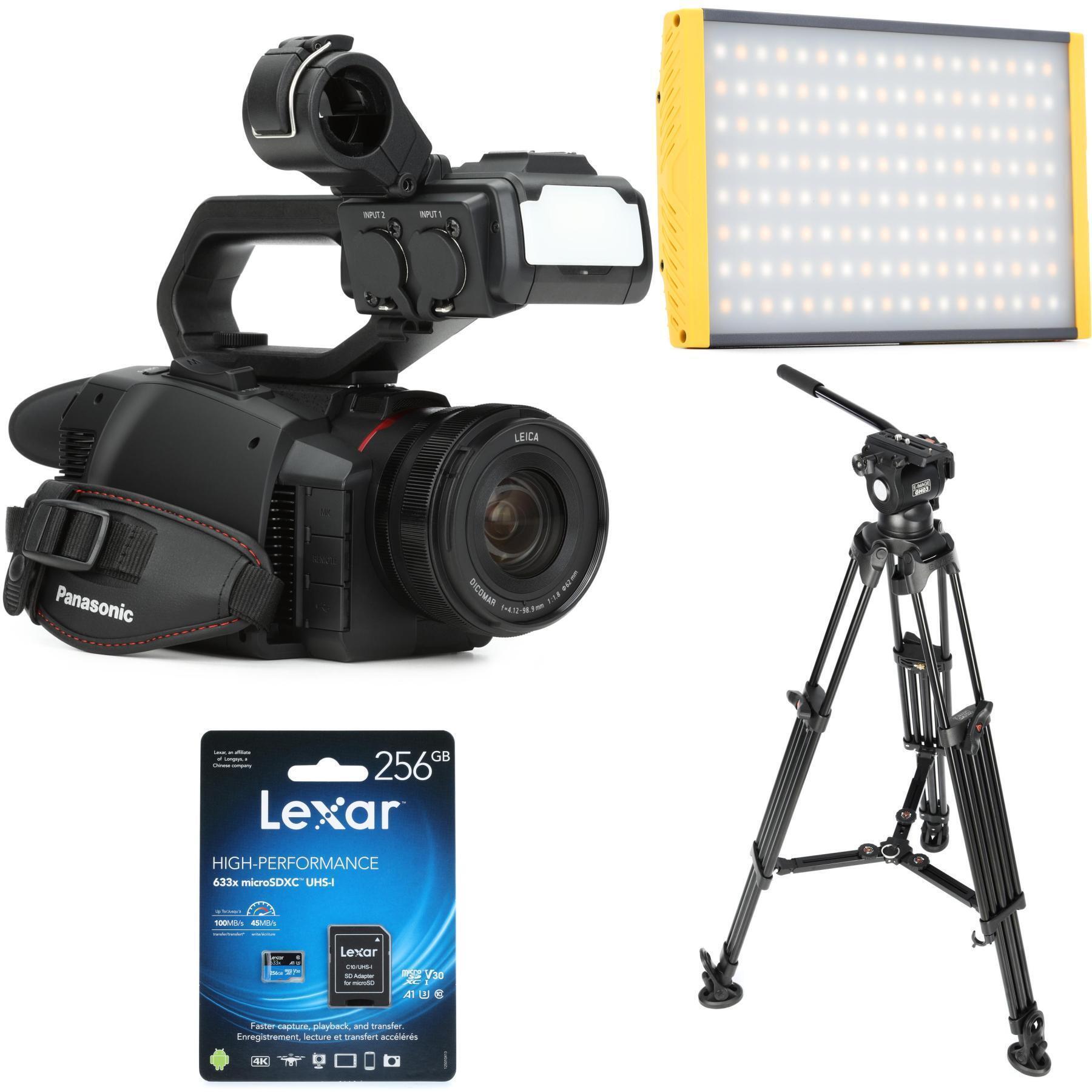 Panasonic HCX2000 4K Professional Camcorder Accessory Bundle Sweetwater
