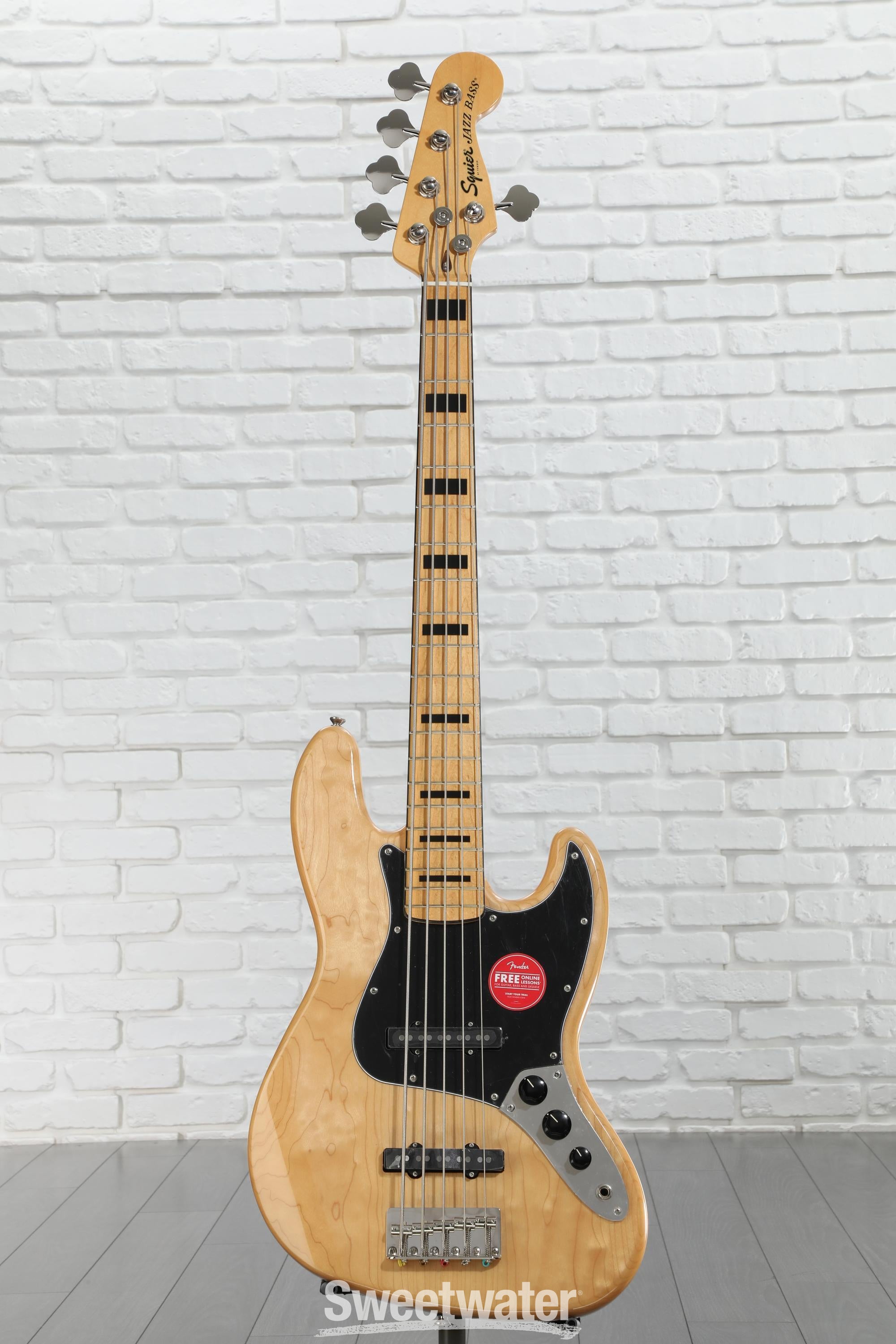 スクワイヤー　5弦　classic vive 70s jazz base Squier by Fender Classic Vibe '70s Jazz Bass V Maple