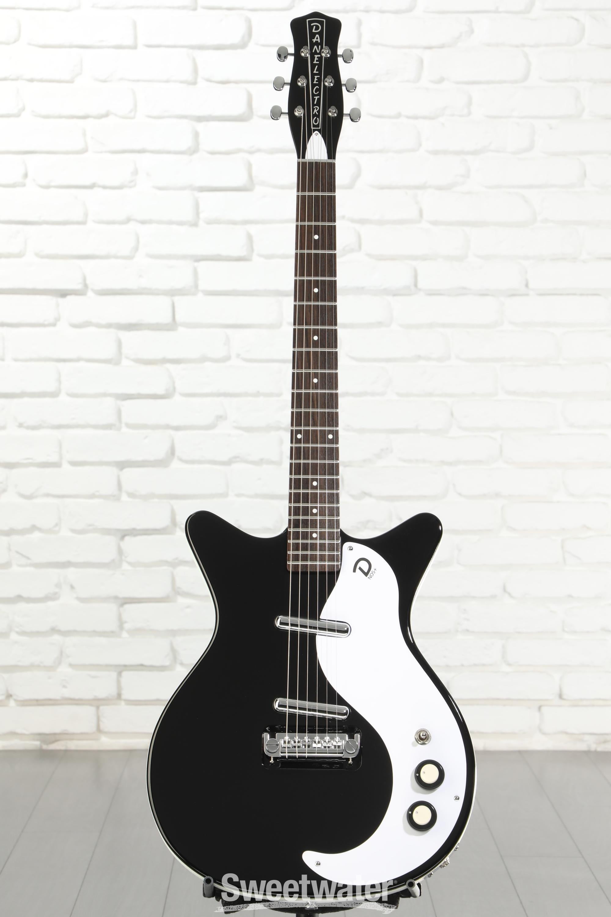 Danelectro '59M NOS+ Semi-hollowbody Electric Guitar - Black
