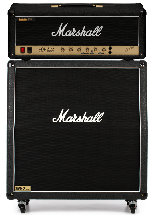 Marshall JCM800 2203X 100-watt Tube Head and 1960A 300-watt 4x12