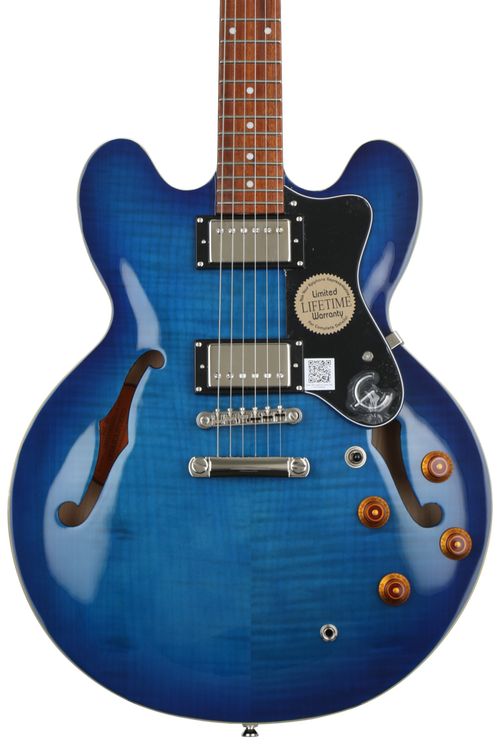 Epiphone Dot Deluxe Semi-Hollow Electric Guitar - Blueberry Burst 
