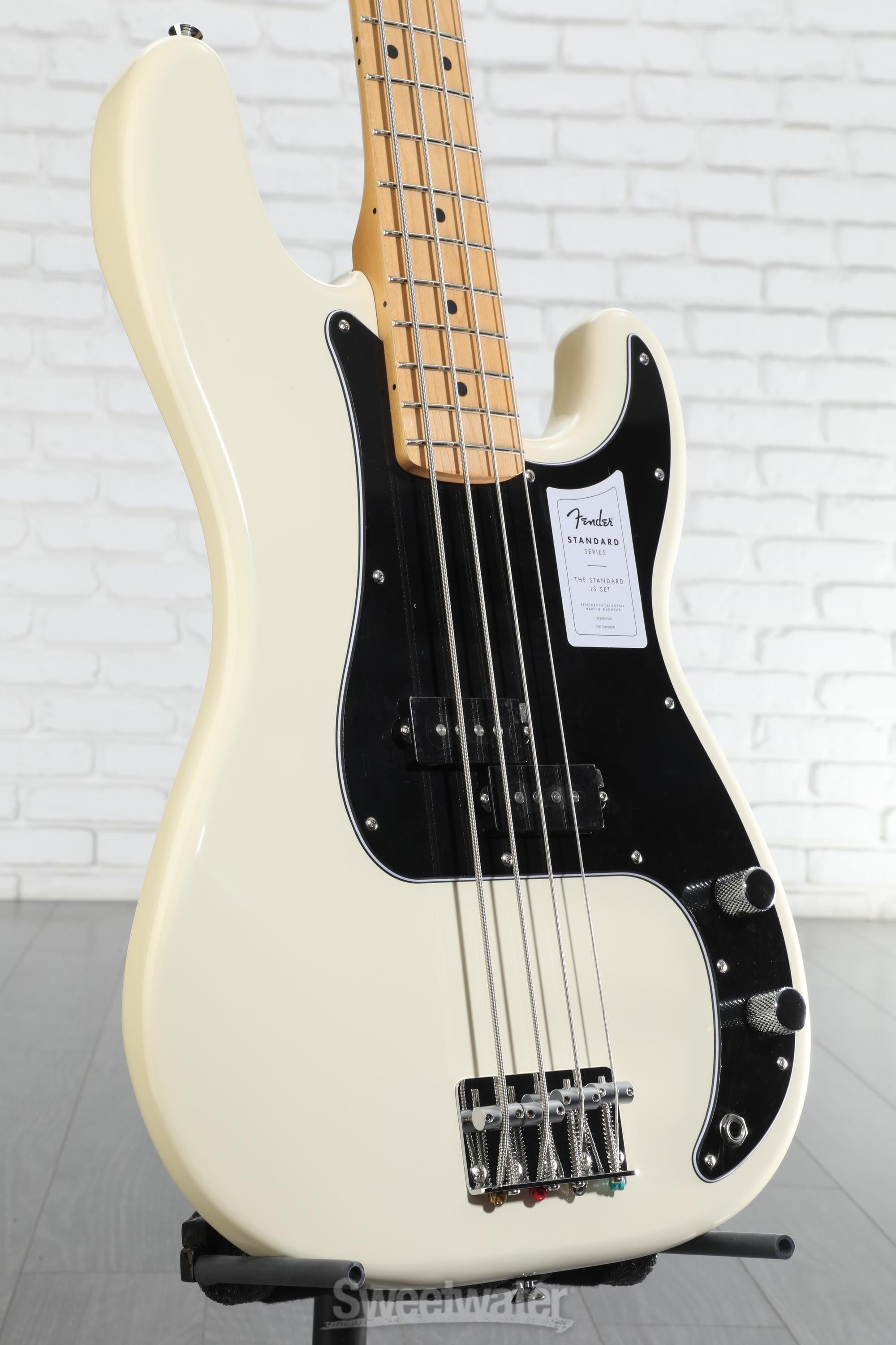 Fender Standard Precision Bass - Olympic White | Sweetwater