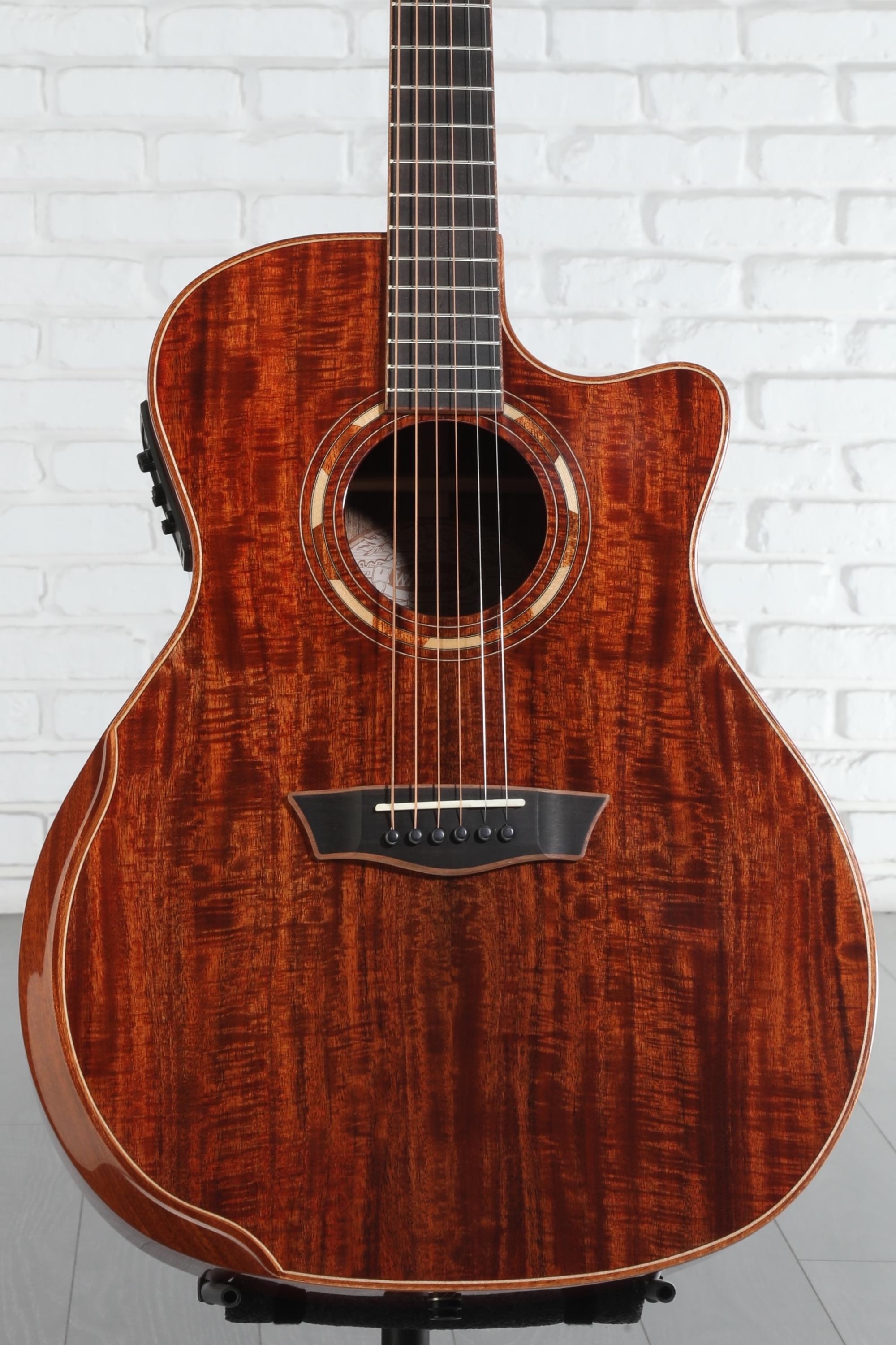 Washburn Comfort G55CE Koa Acoustic-electric Guitar - Natural with