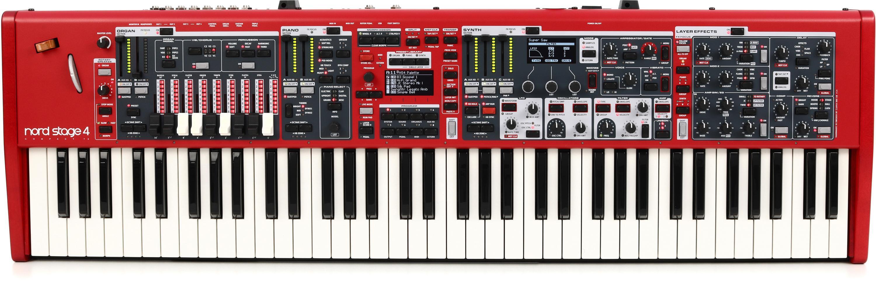 Nord Stage 4 Compact 73-key Stage Keyboard