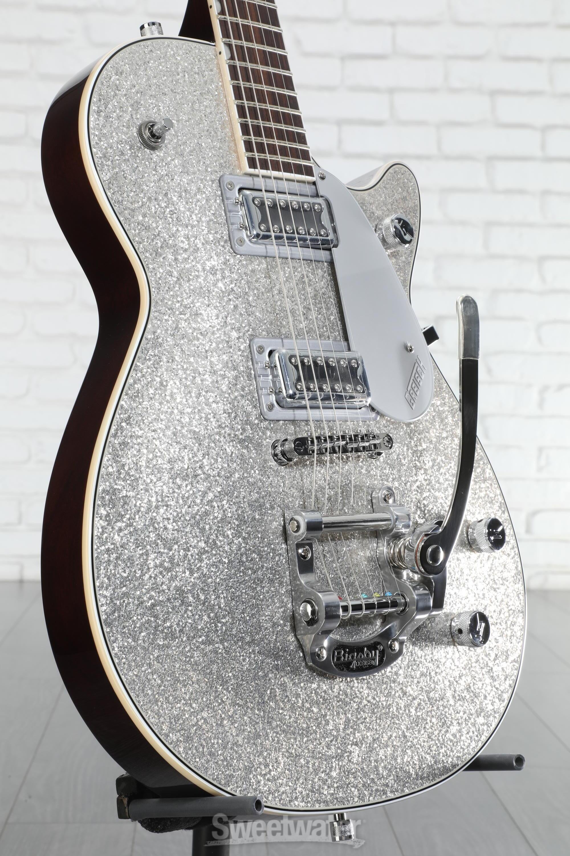Gretsch Electromatic Jet Electric Guitar - Silver Sparkle | Sweetwater