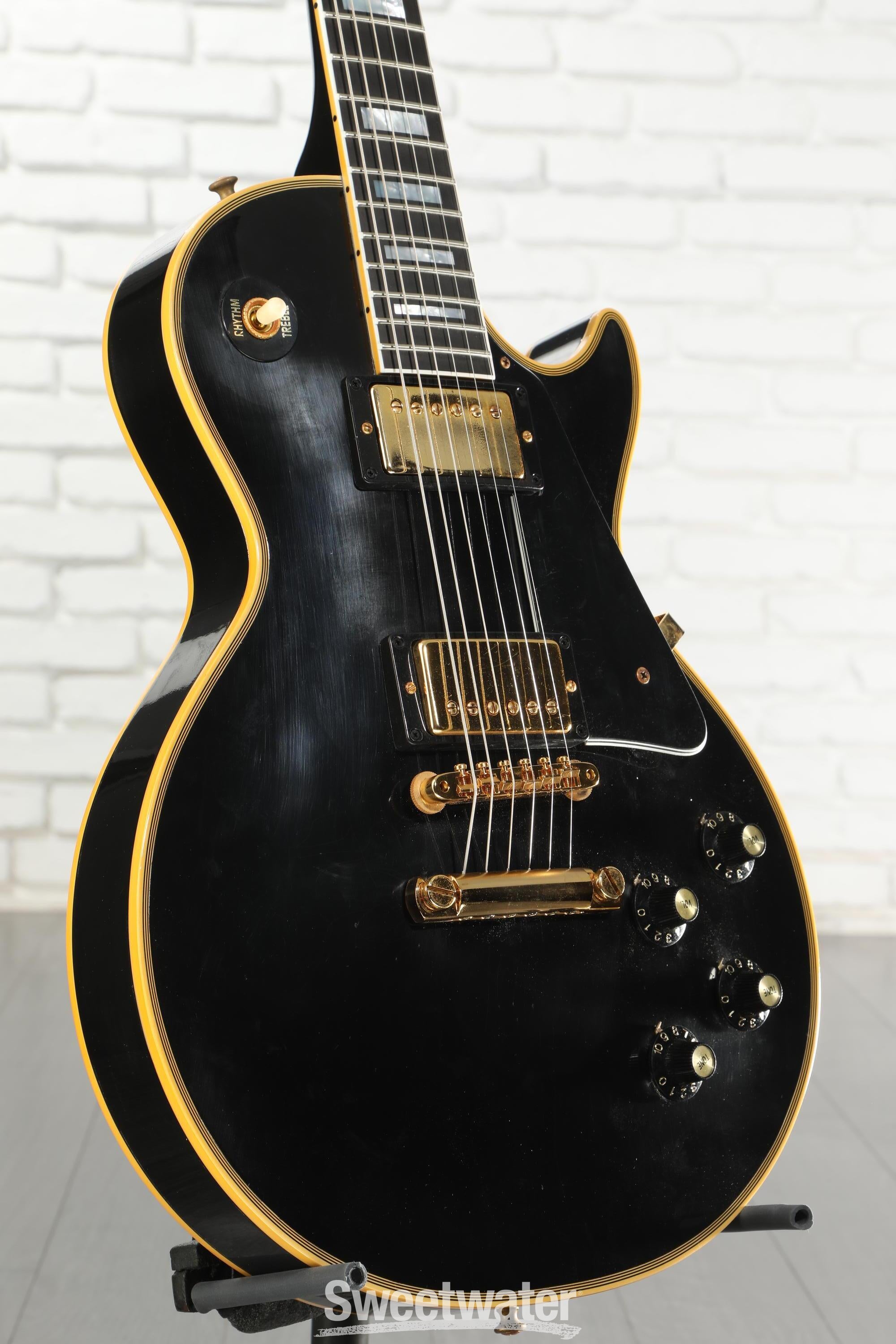 Gibson Custom 1968 Les Paul Custom Reissue Electric Guitar - Ebony